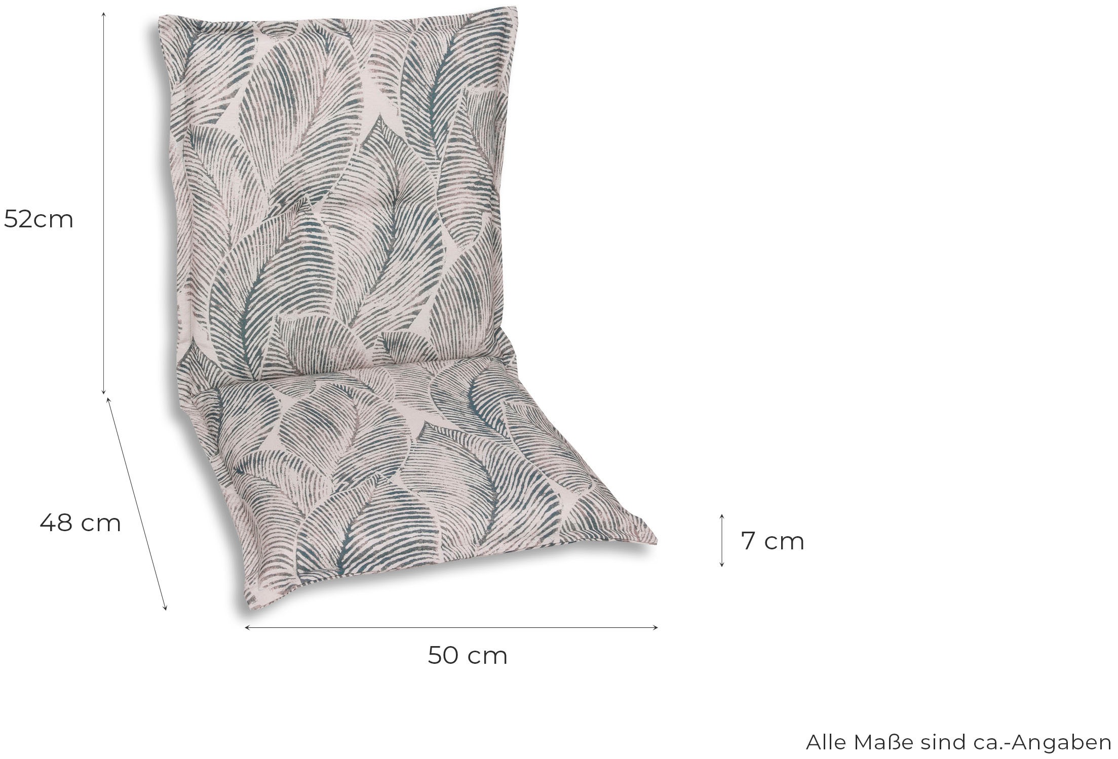 GO-DE Sesselauflage, 110x50 cm