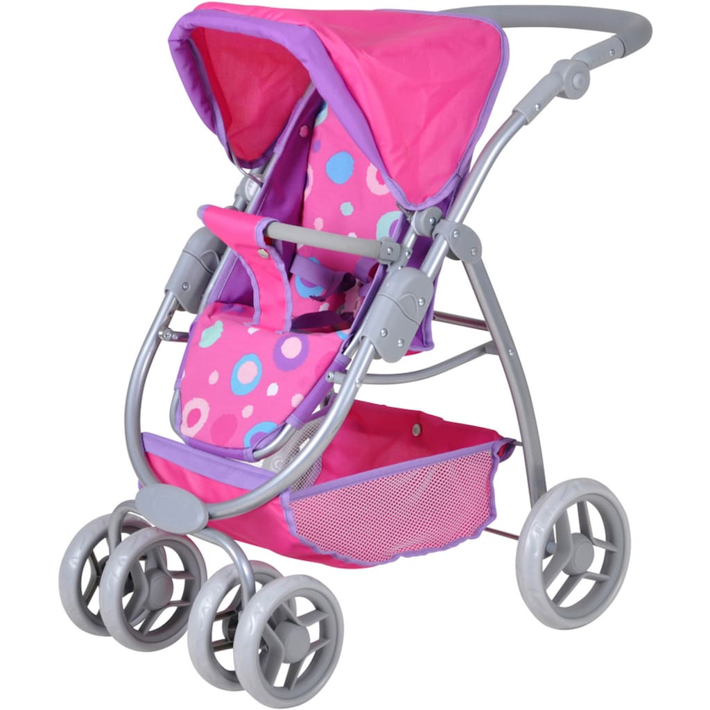 Knorrtoys® Kombi-Puppenwagen »Coco Pink Splash«