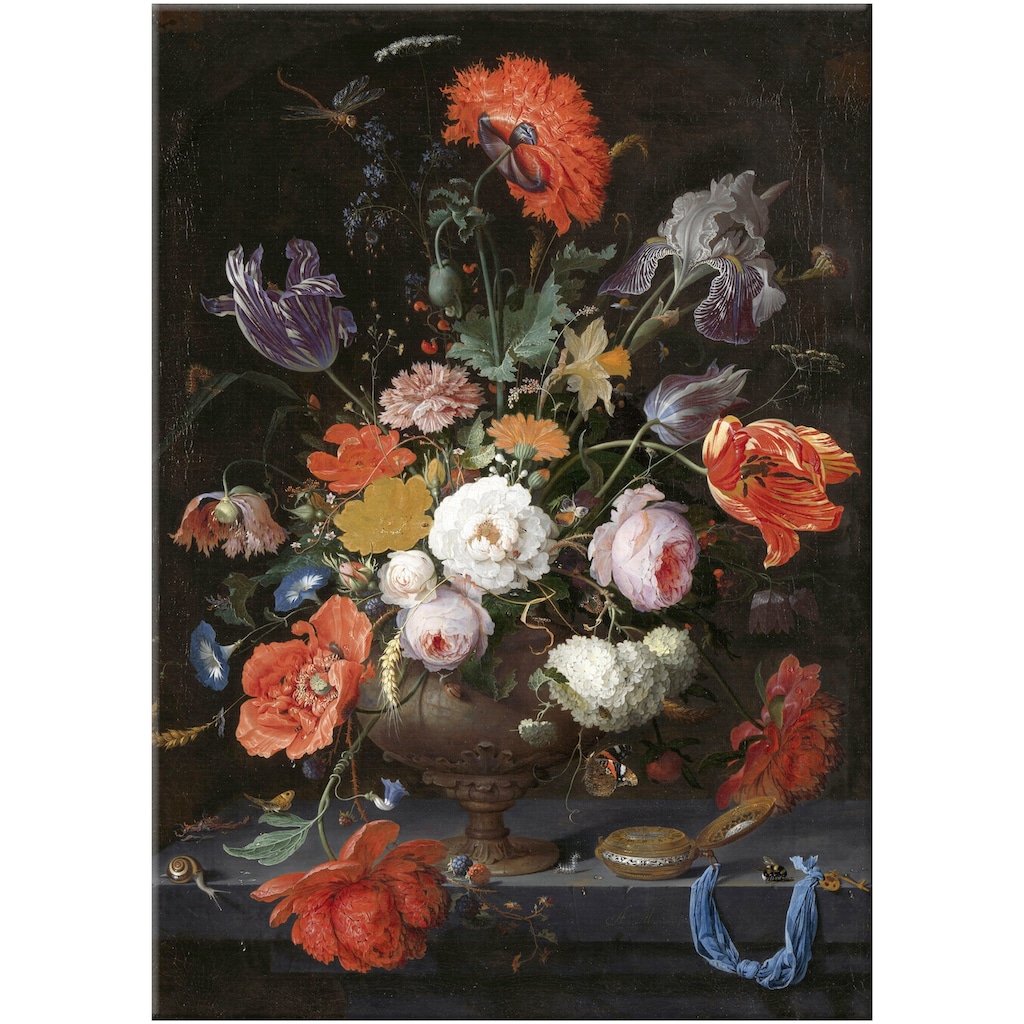 Art for the home Leinwandbild »Rijksmuseum, Albert Mignon«, Blumen