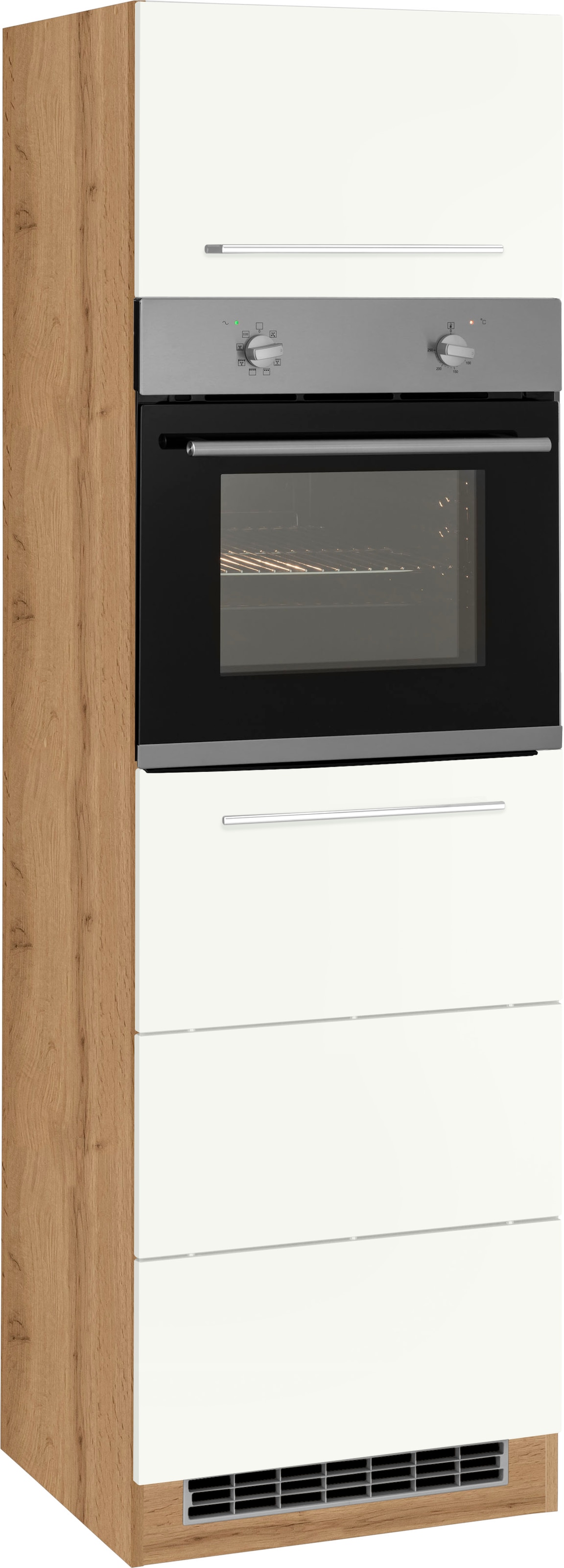 HELD MÖBEL Backofenumbauschrank »Wien«, 60 cm breit, 200 cm hoch, für autarken Backofen