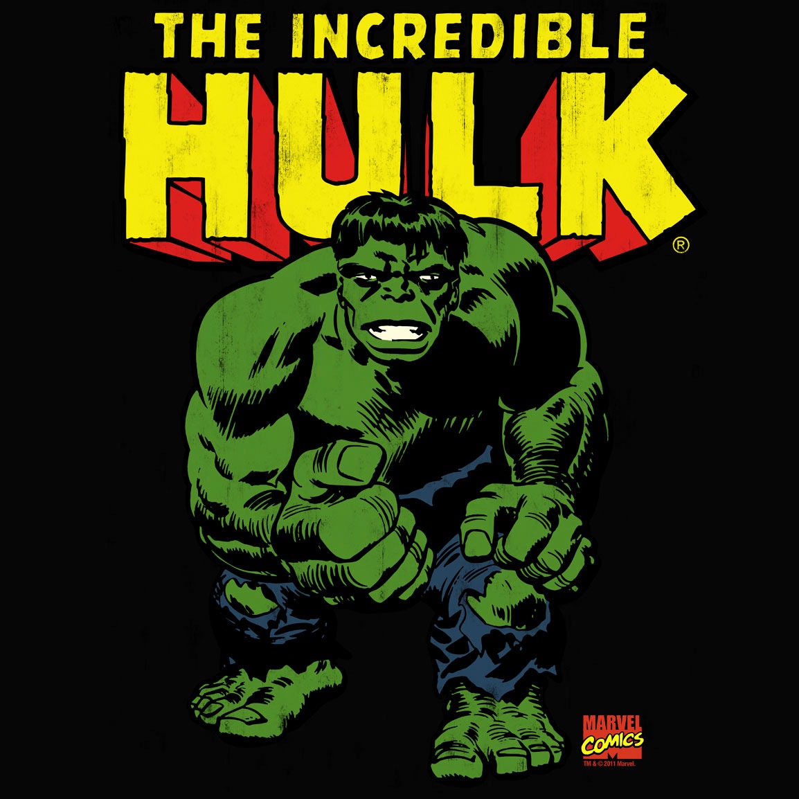 LOGOSHIRT T-Shirt »Hulk - Marvel - The Incredible«, mit coolem Print