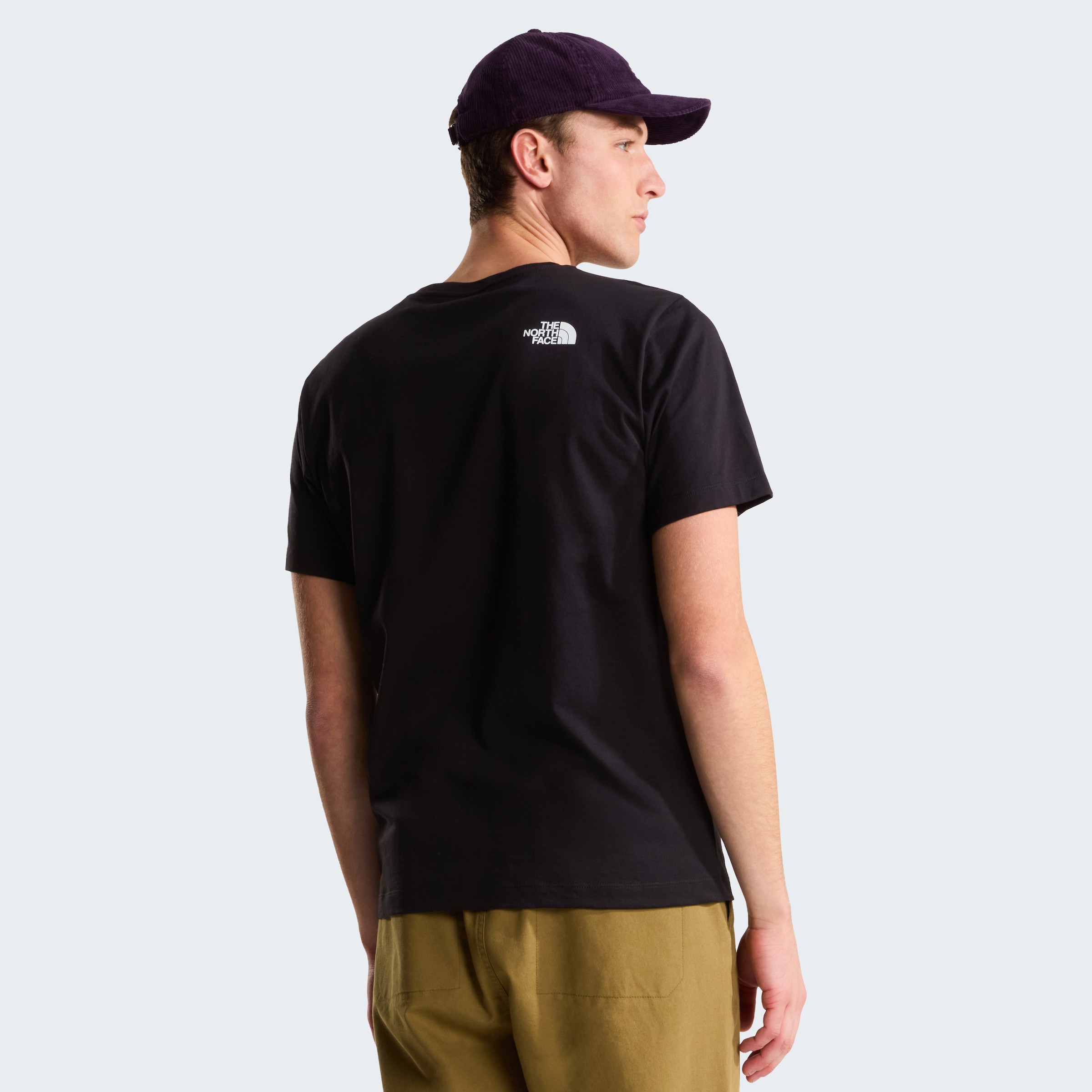 The North Face T-Shirt »M NEVER STOP EXPLORING REGULAR SHORT SLEEVE TEE-GRAPHIC« kurze Ärmel, für Sport und Freizeit, sportlicher Stil