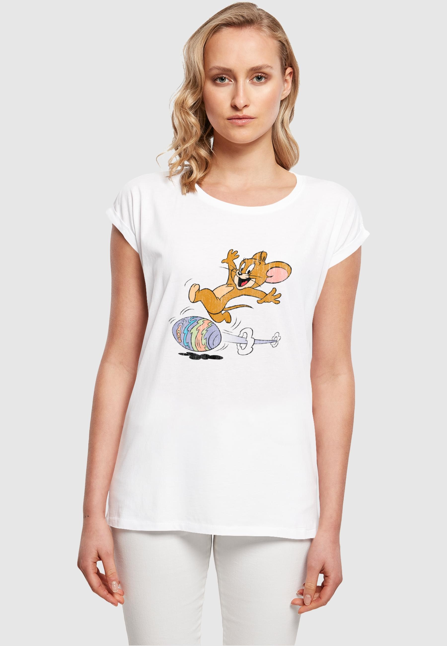 ABSOLUTE CULT T-Shirt »ABSOLUTE CULT Damen Ladies Tom and Jerry - Egg Run T-Shirt«, (1 tlg.)