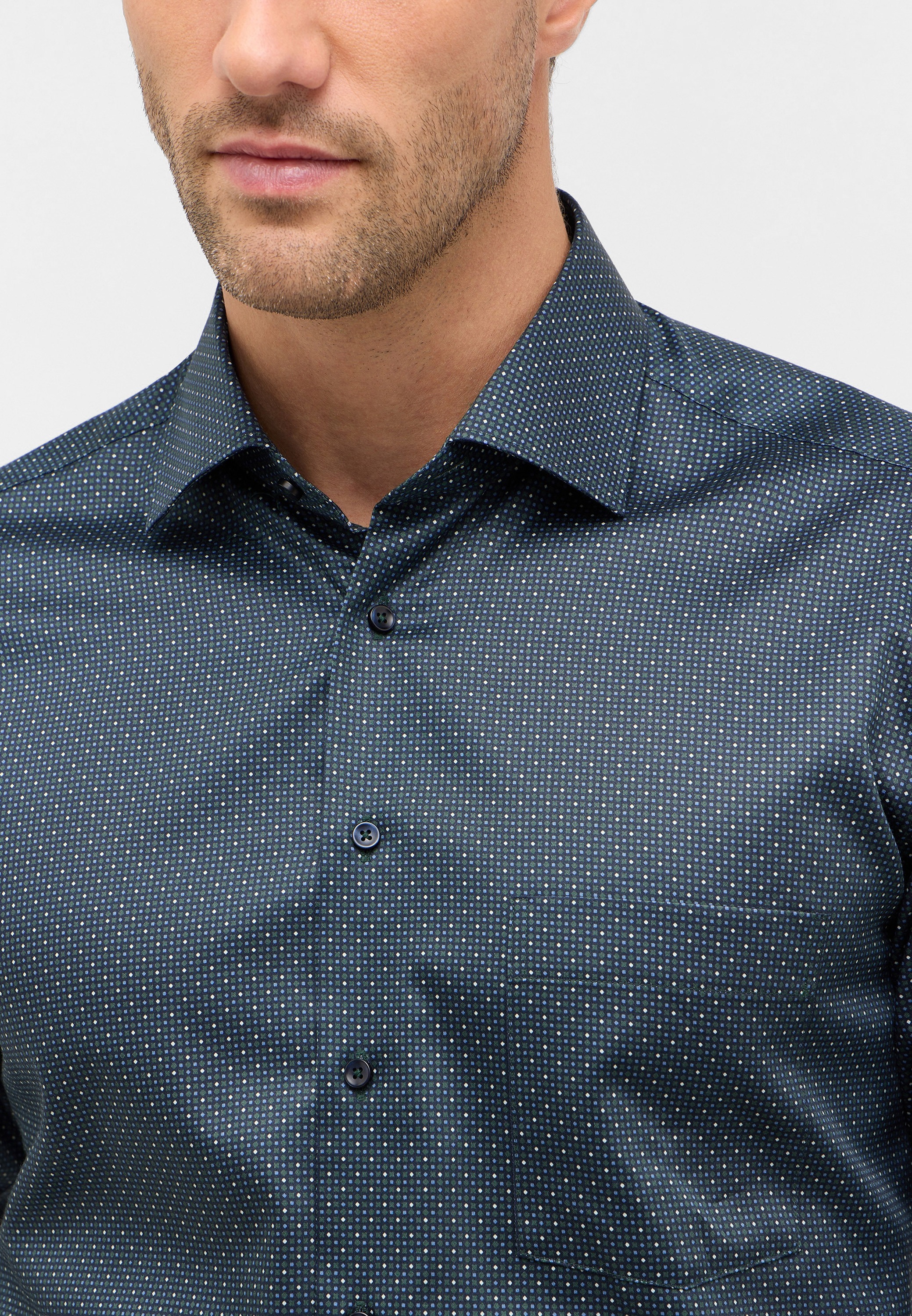 Thumbnail - Eterna Langarmhemd "MODERN FIT" NON IRON (bügelfrei)