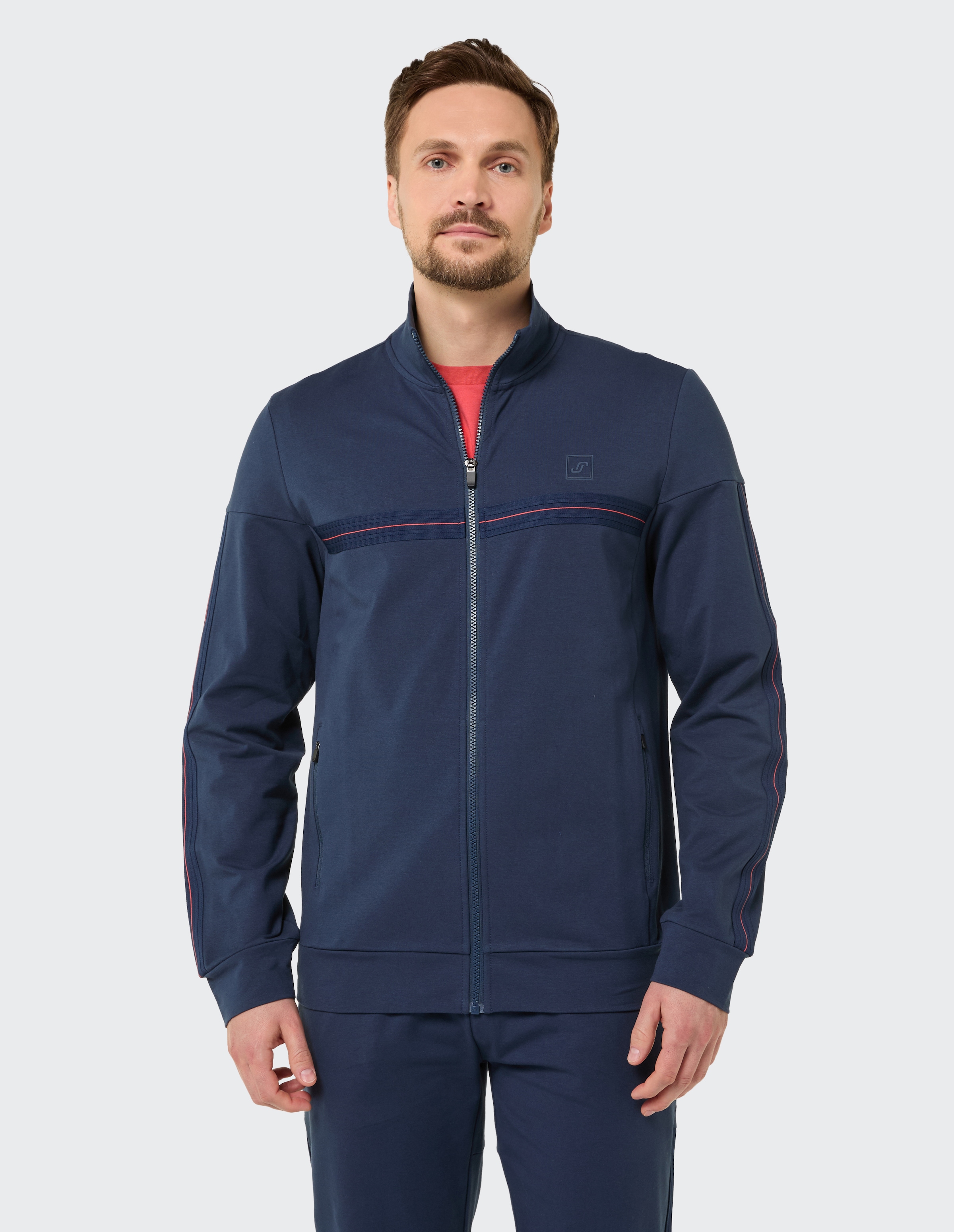 Joy Sportswear Sweatjacke "H SWEATJACKE CORBINIAN" für Erwachsene, aus Baumwolle, Polyester und Elasthan