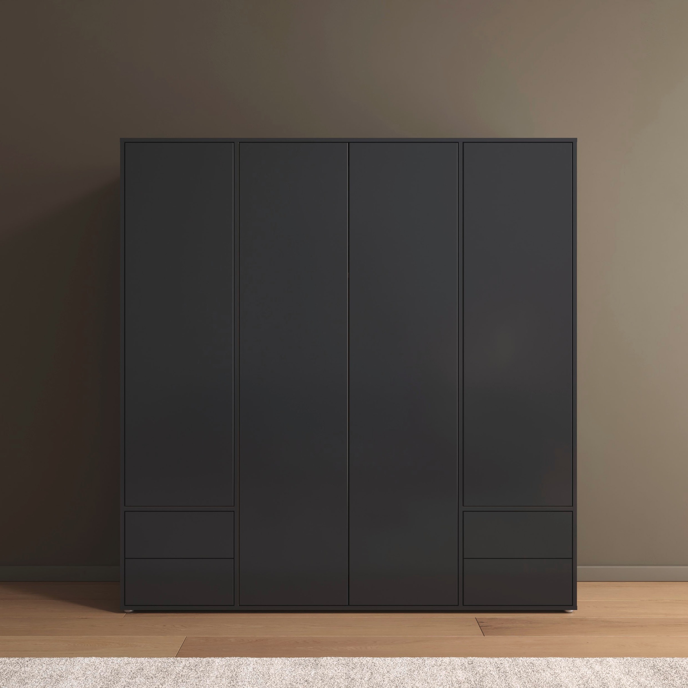 rauch 1100000002199 "Kleiderschrank Schrank Garderobe Wäscheschrank NABILA viel Stauraum" in 3 verschiedenen Ausstattungen BASIC/CLASSIC/PREMIUM, mit 2 Schubladen und Push-to-Open Funktion TOPSELLER MADE IN GERMANY