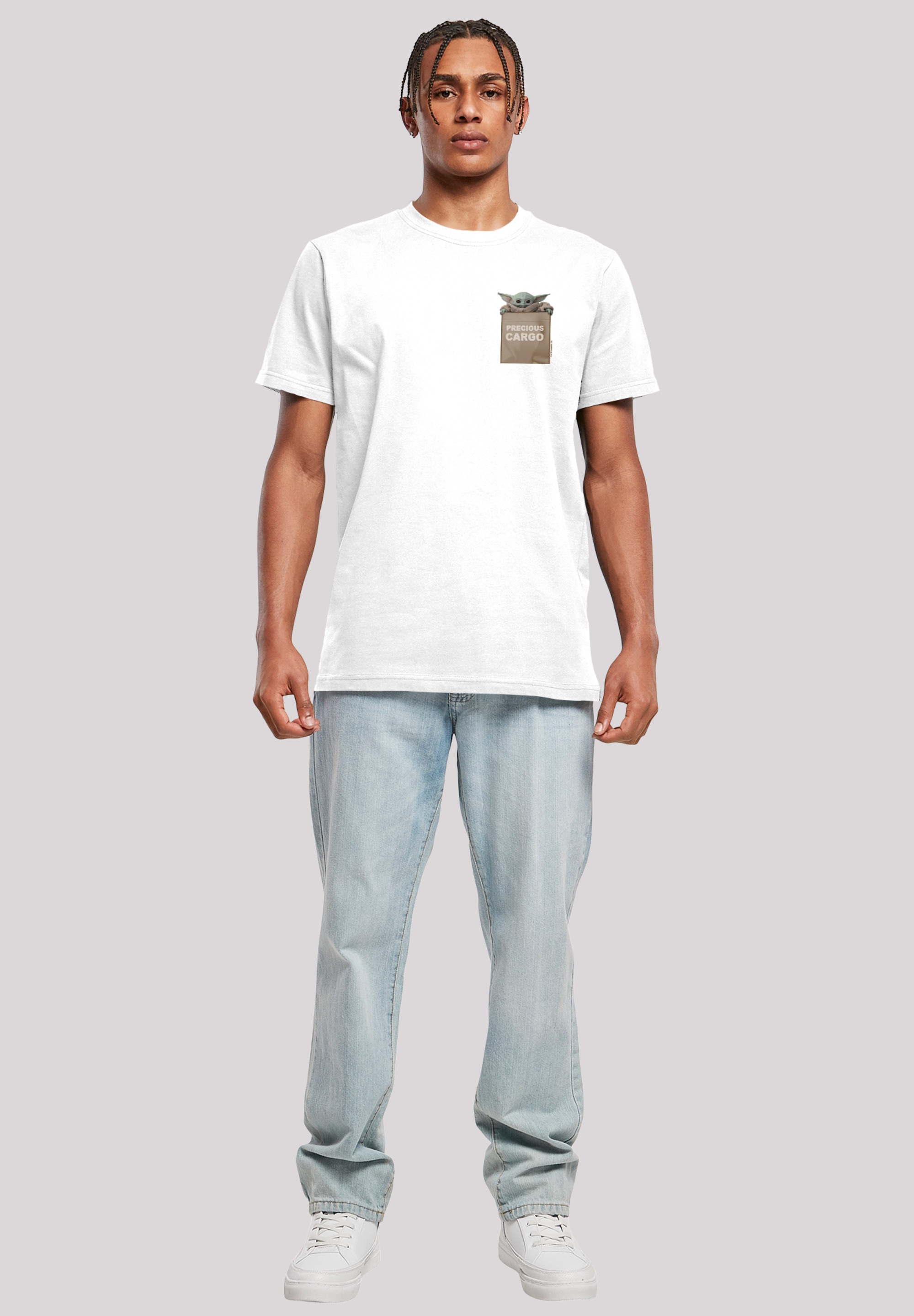 F4NT4STIC T-Shirt »Star Wars Mandalorian Precious Cargo Grogu«, Herren,Premium Merch,Regular-Fit,Basic,Bedruckt