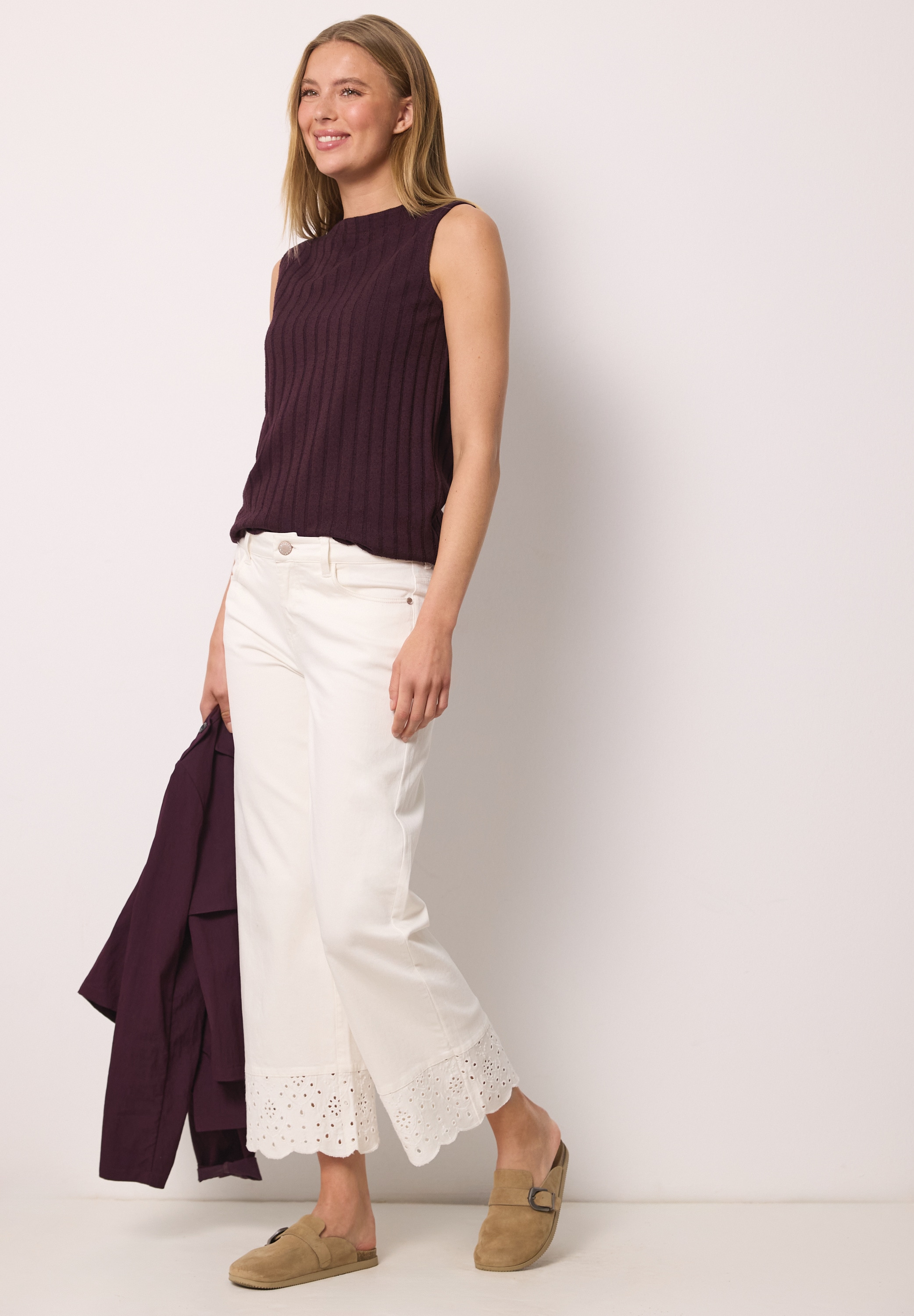 STREET ONE STUDIO Ripptanktop soft und stretchig