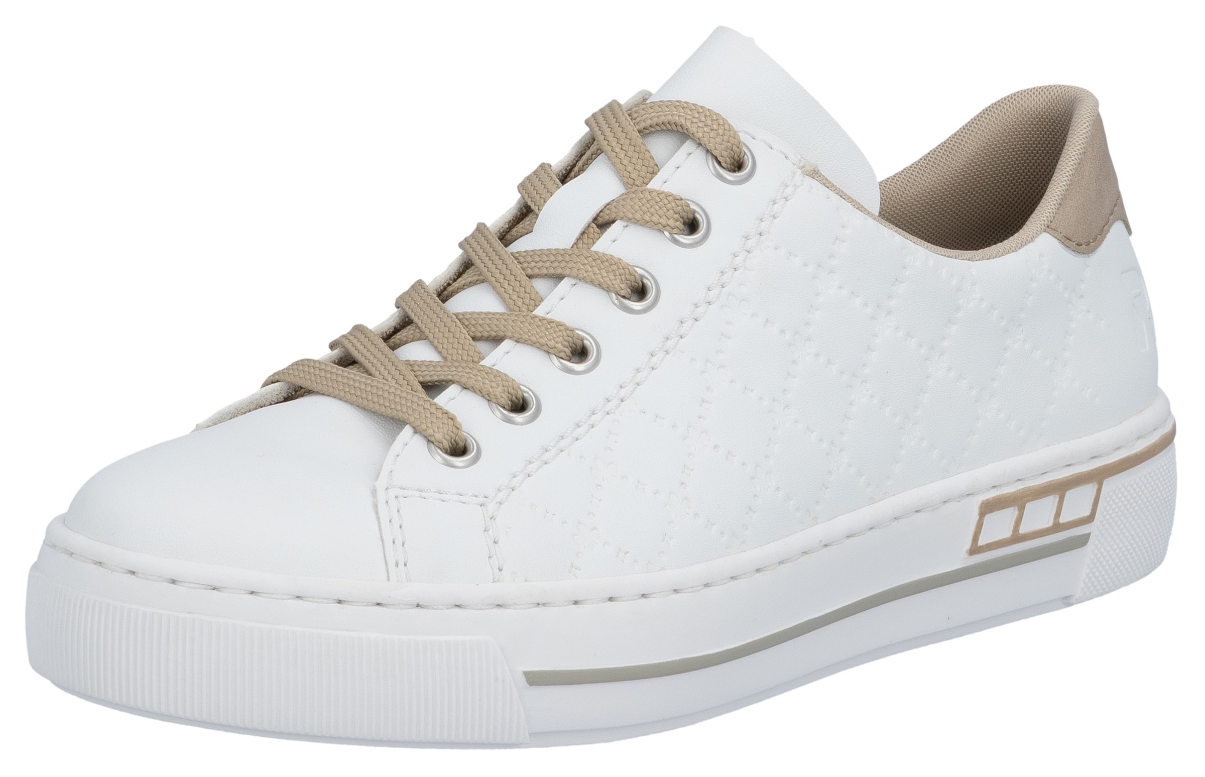 Rieker Plateausneaker harmonischen Kontrastdetails, Freizeitschuh, Halbschu günstig online kaufen