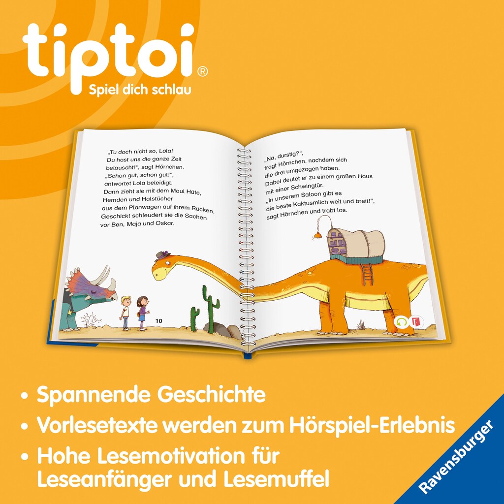 Ravensburger Buch »tiptoi® Lese-Lausch-Abenteuer Dino-Stadt«