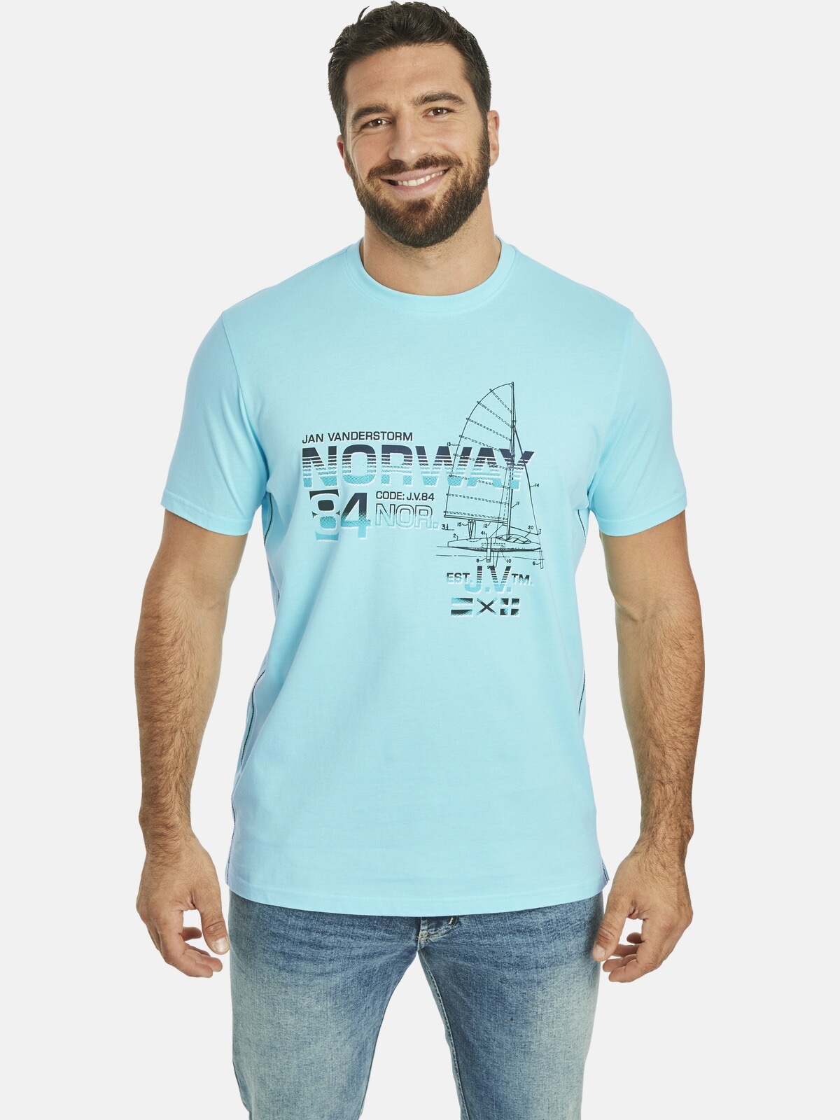 Jan Vanderstorm Rundhalsshirt "T-Shirt EILI" 1 günstig online kaufen