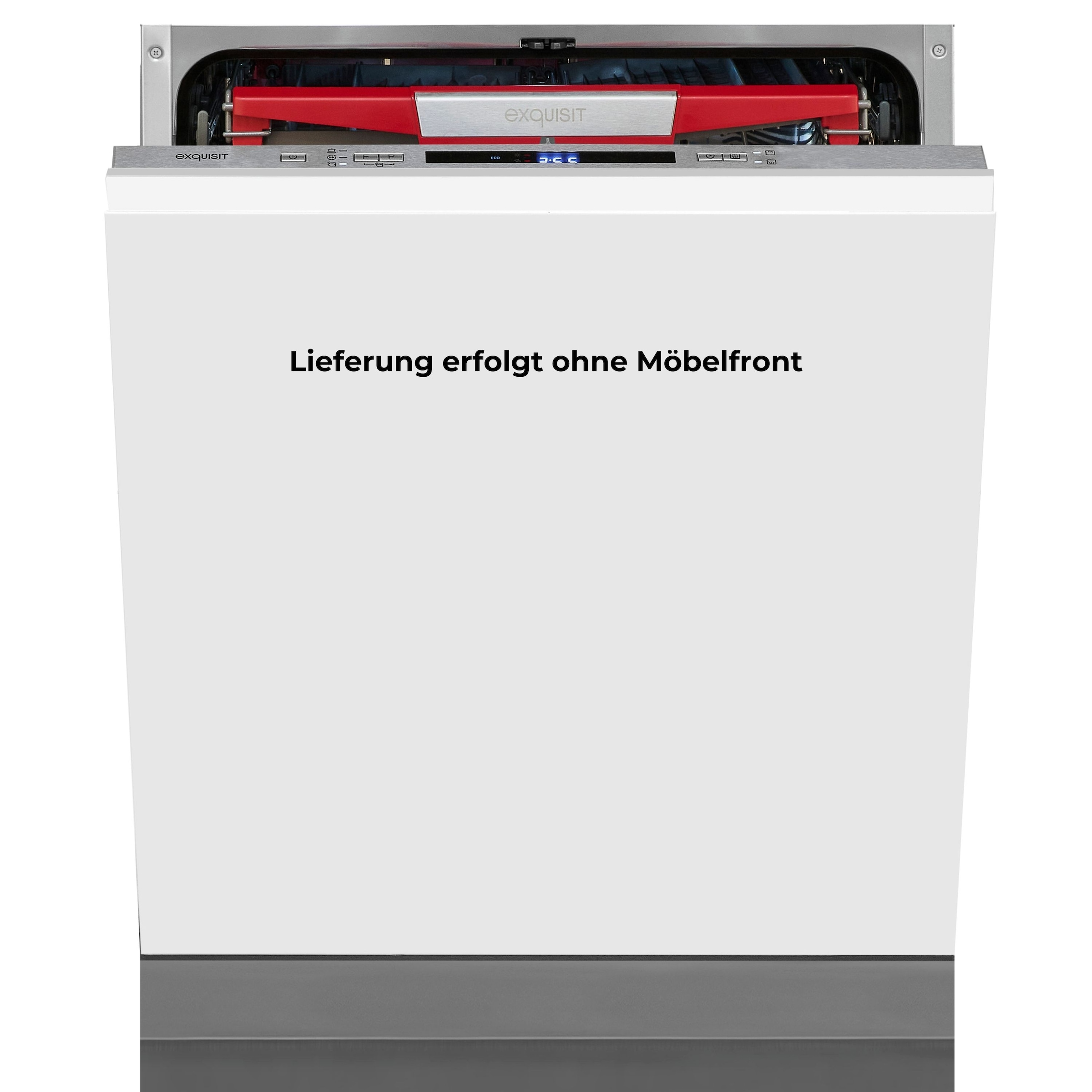 exquisit vollintegrierbarer Geschirrspüler 9614 "EGSP9614-E-031B" 9,8 l 14 tlg. Maßgedecke AquaStop-Vollwasserschutz schützt vollständig vor Wasserschäden