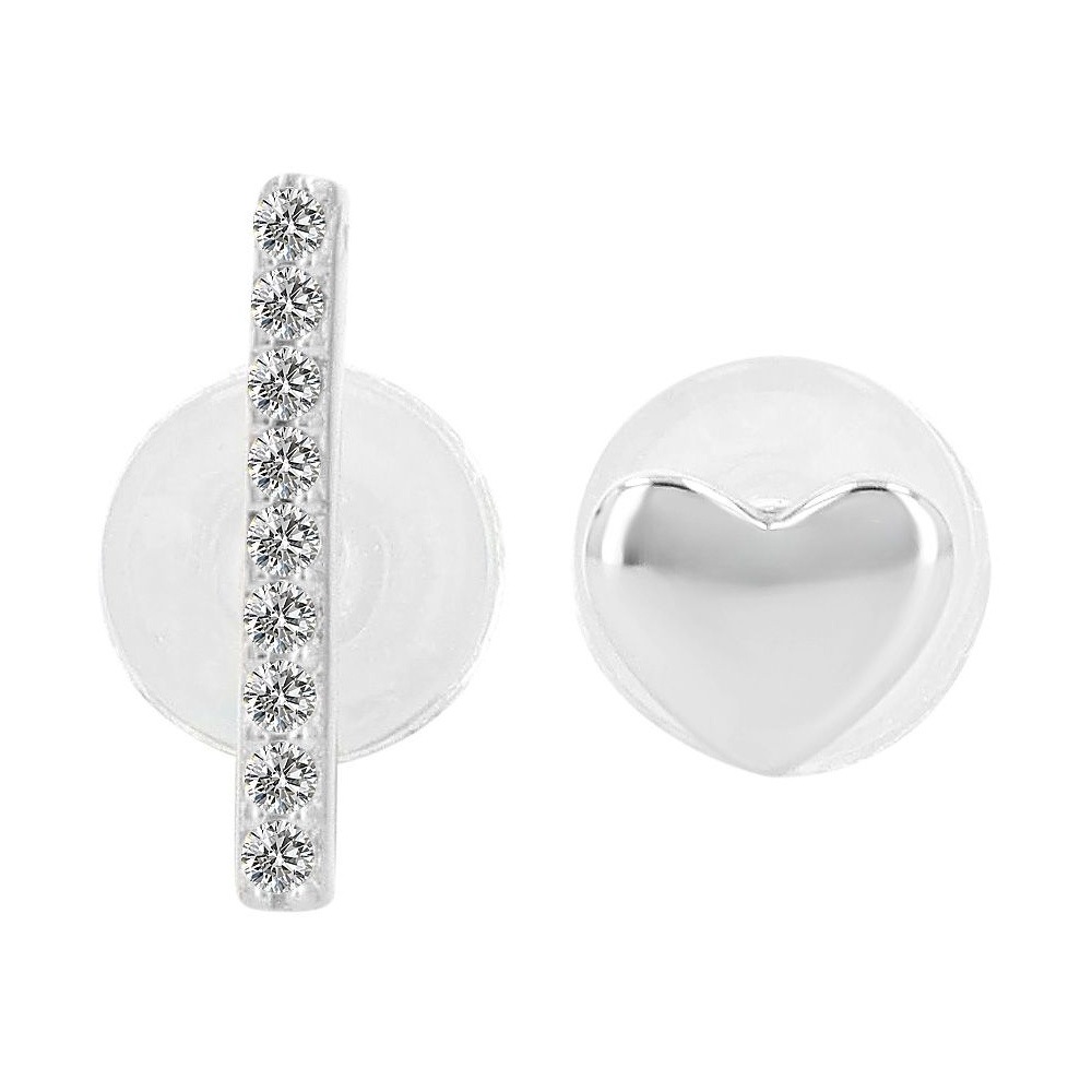 Paar Ohrhänger ADELIA´S "Damen Ohrringe – Ohrstecker aus 925 Silber mit Zirkonia", Damen, Gr. Damen, Silber 925 (Sterlingsilber), silber, Ohrringe, Ein stilvolles Geschenk für besondere Momente 2