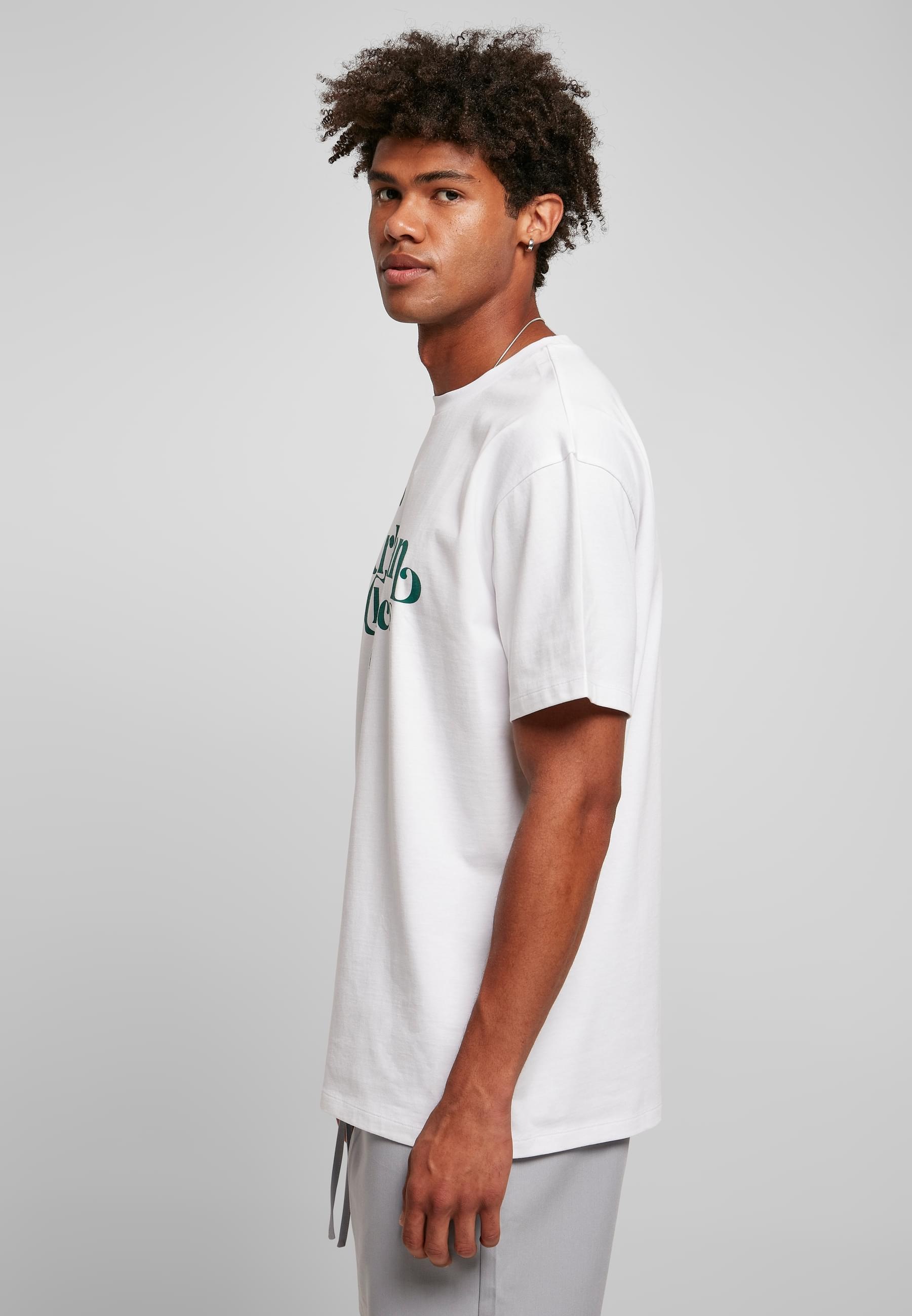 URBAN CLASSICS T-Shirt »Urban Classics Herren Organic Globe Logo Tee«, (1 tlg.)