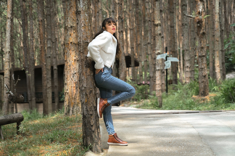 Remonte Schnürboots, Plateau, Schnürstiefelette, Boots in Crash-Optik