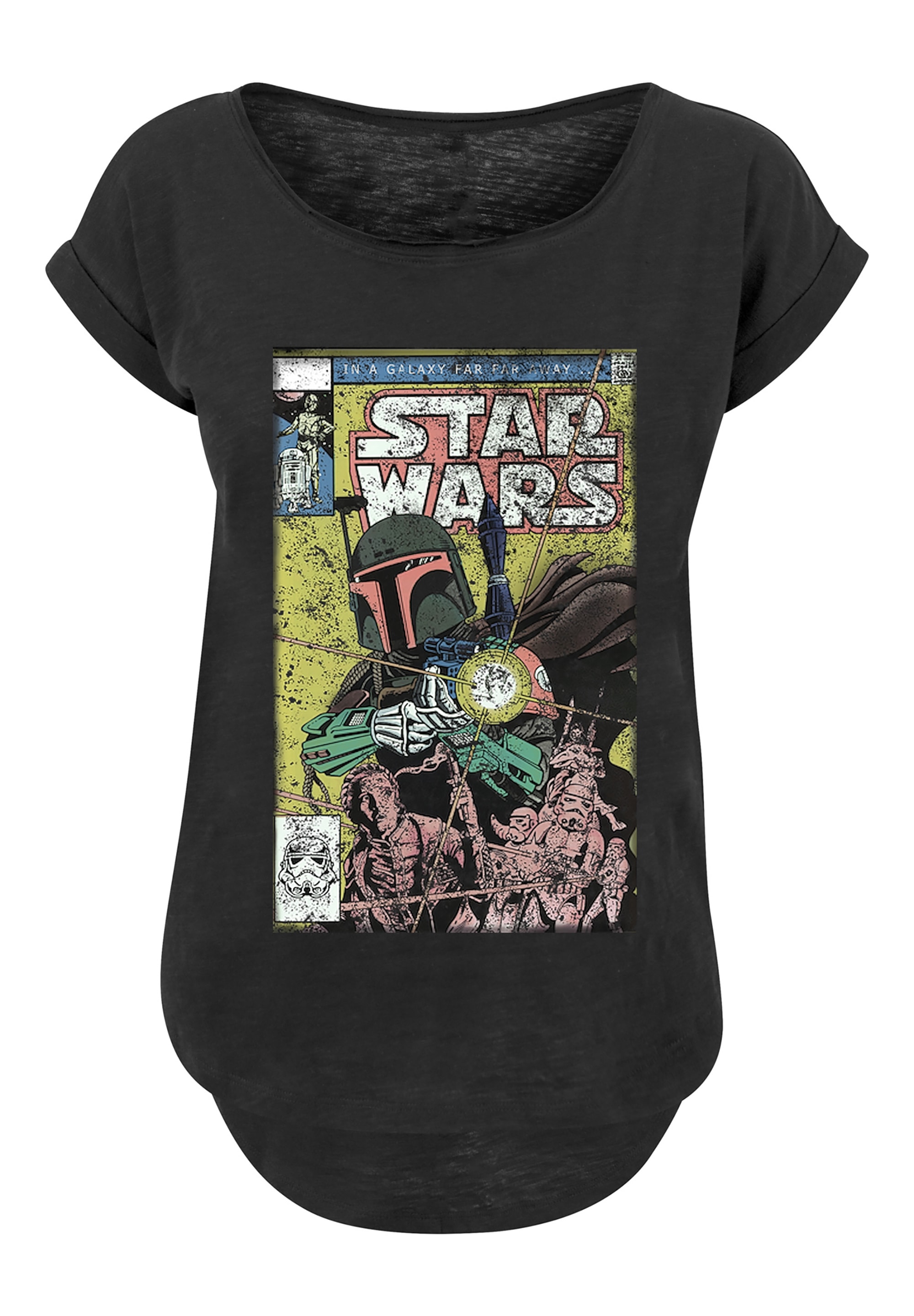 F4NT4STIC T-Shirt »Star Wars Boba Fett Comic«, Print