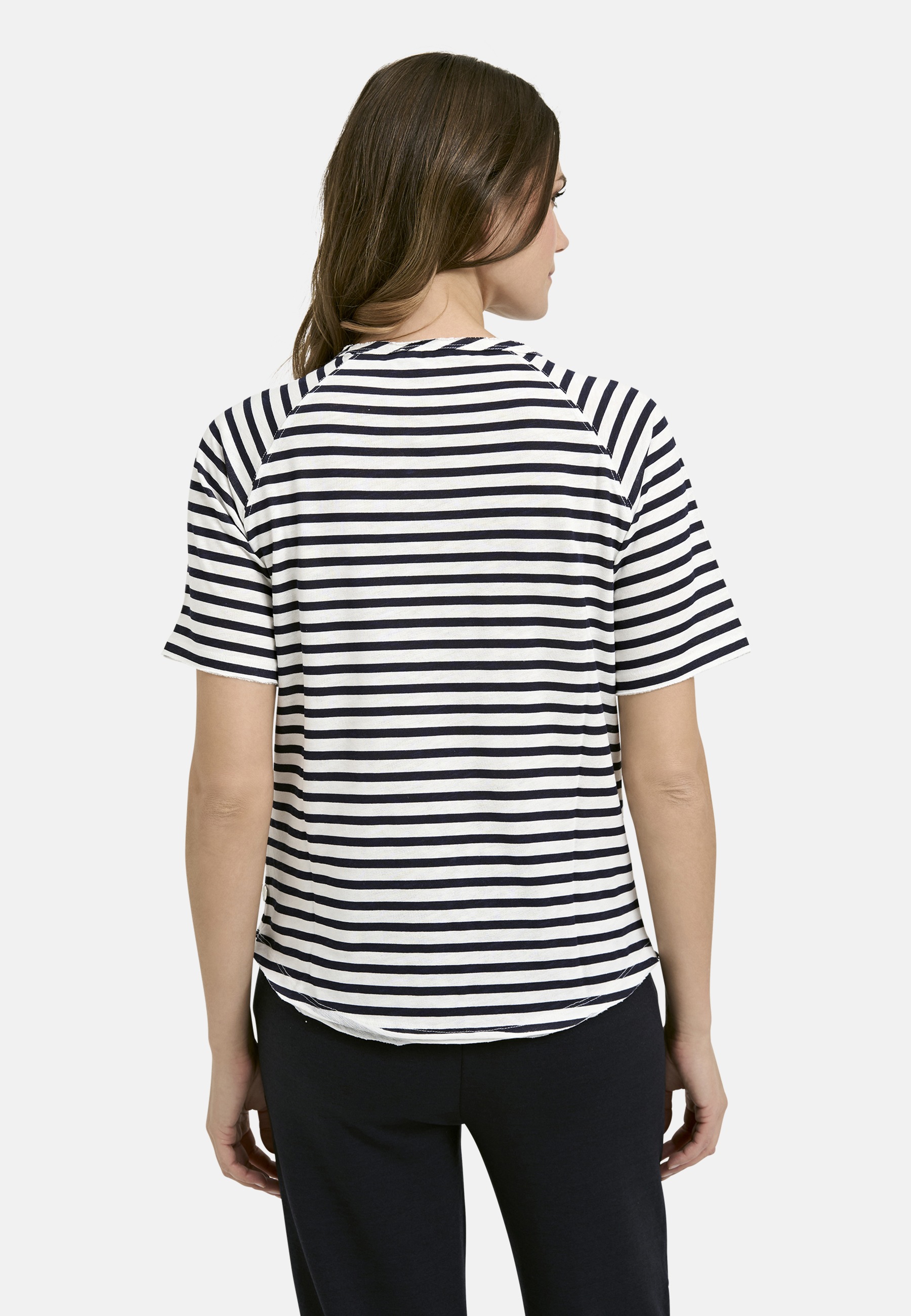 Thumbnail - Smith & Soul Rundhalsshirt mit offenen Kanten