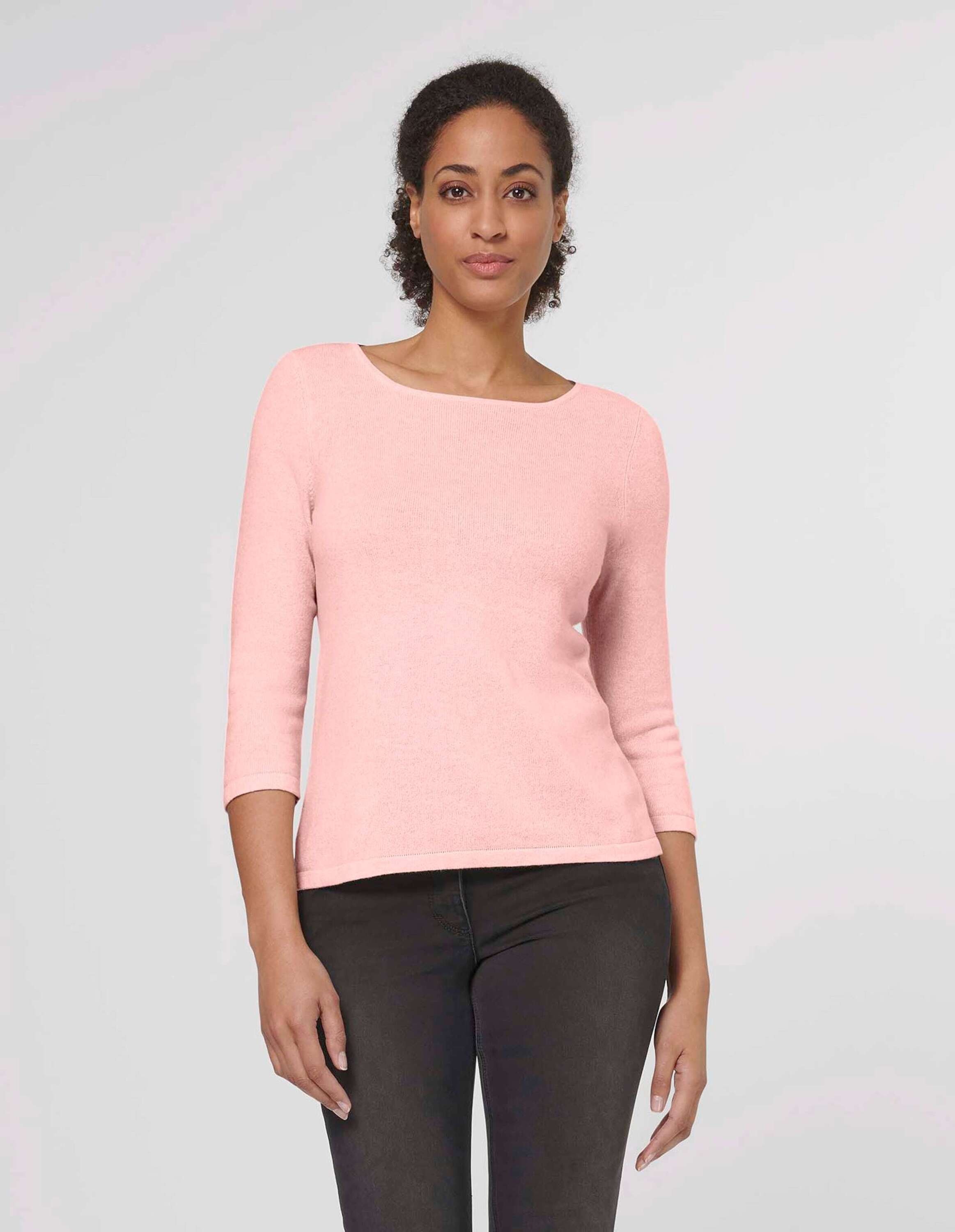 MADELEINE Longpullover "Strickpullover Kaschmirpullover mit U-Boot-Ausschni günstig online kaufen