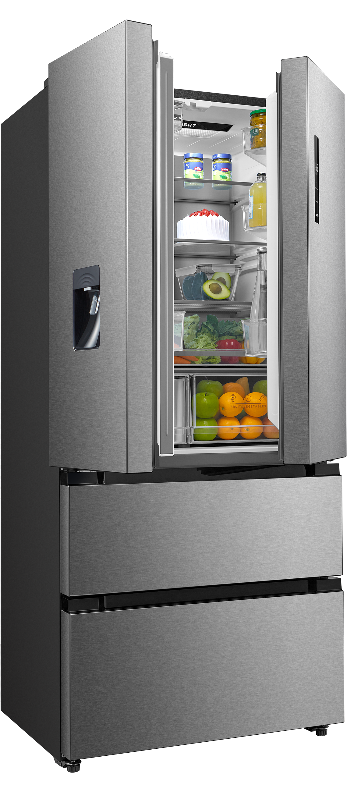 Hanseatic French Door "HFD18983DWDI" 189,8 cm hoch 83,3 cm breit günstig online kaufen