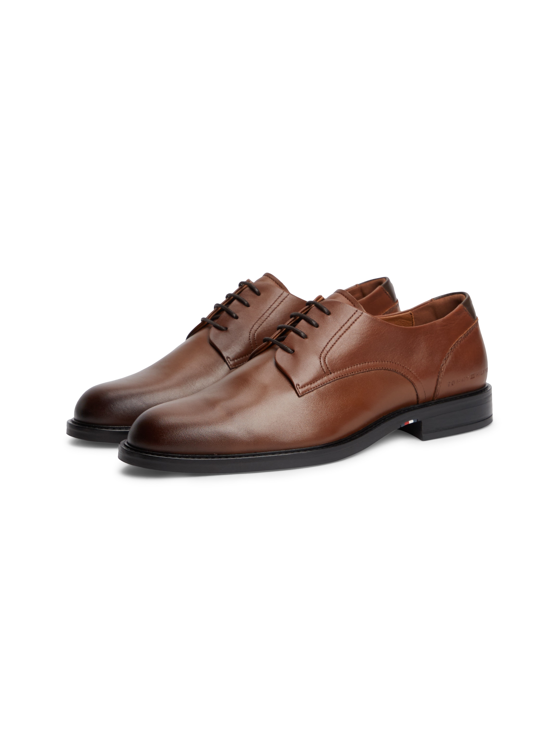 Tommy Hilfiger Schnürschuh »CORPORATE DRESSY LTH SHOE«  Abendschuh, Festtagsschuh mit dezenten Ziernähten