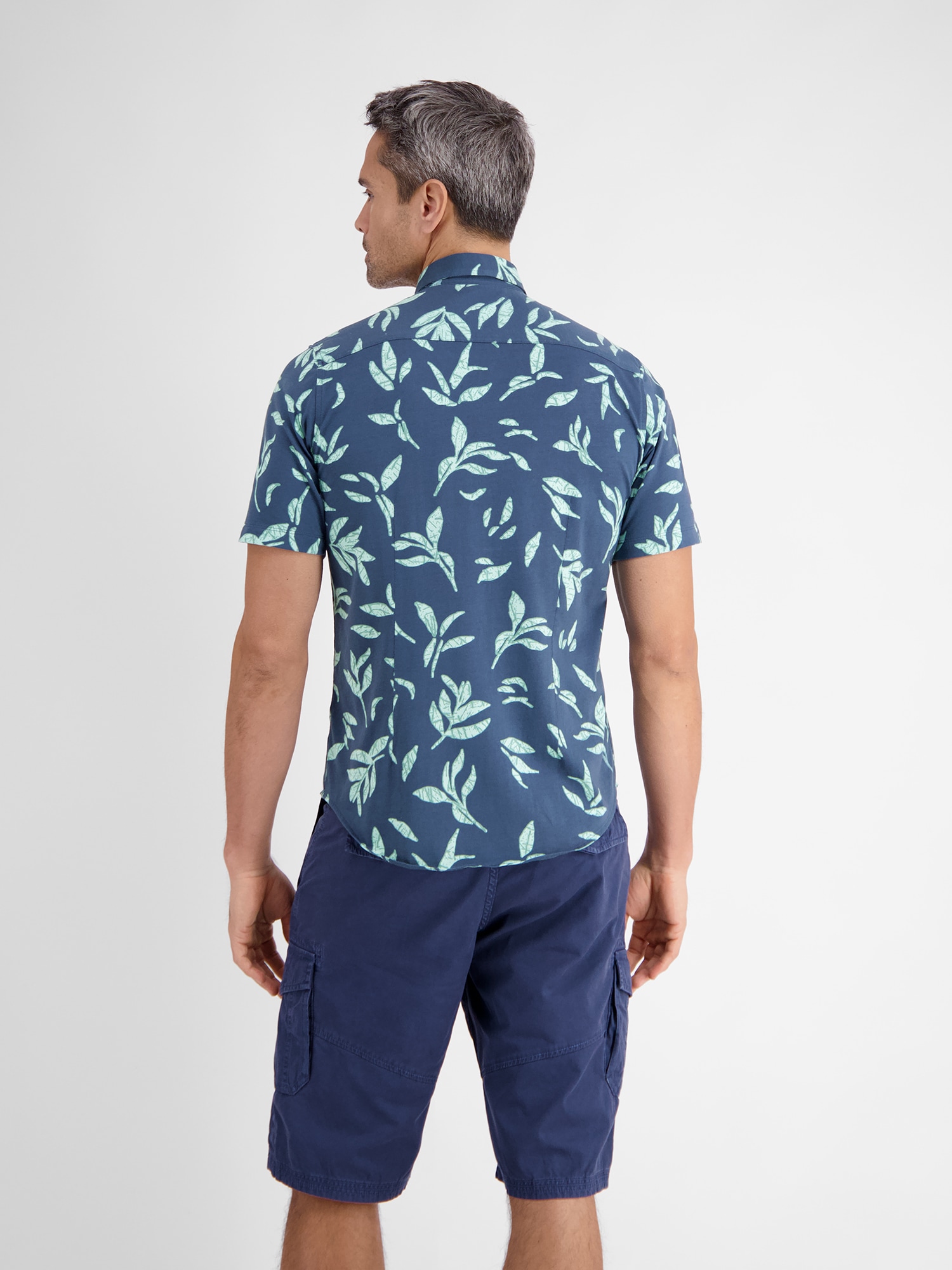LERROS Kurzarmhemd »LERROS Kurzarmhemd mit floralem Print«