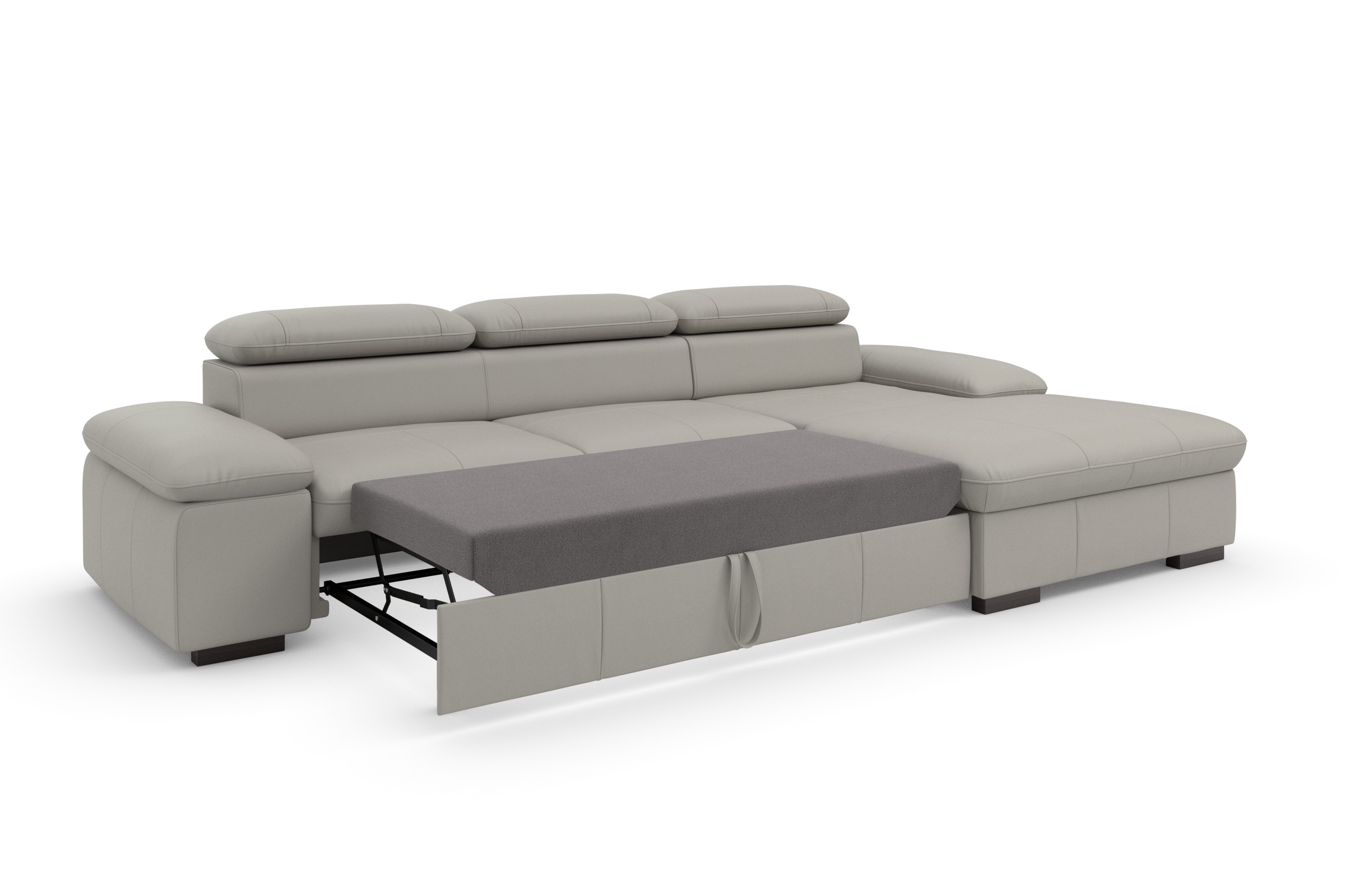 Home affaire Ecksofa »Alberto L-Form«, mit Kopfteilverstellung, wahlweise mit Bettfunktion