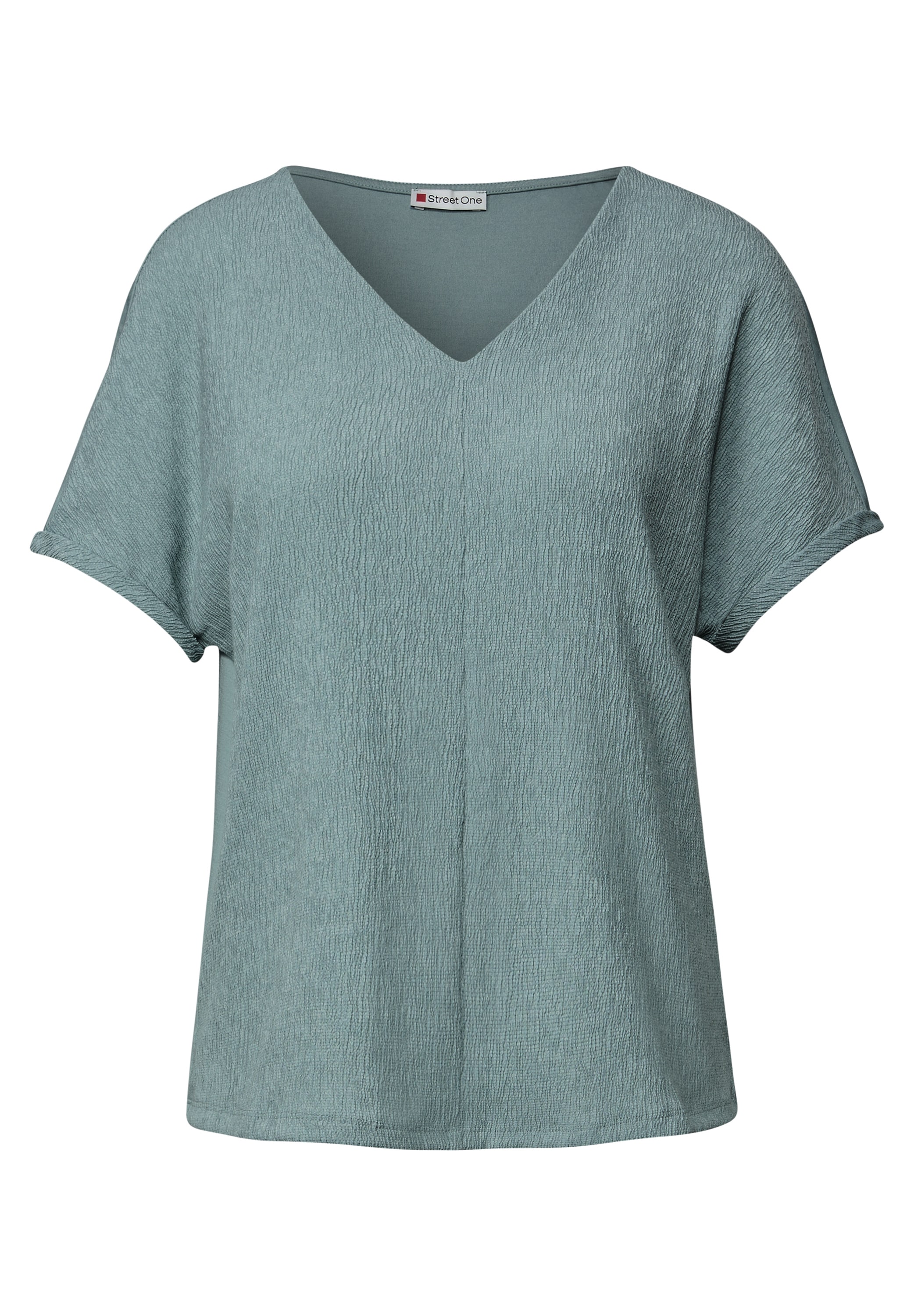 STREET ONE T-Shirt, mit V-Ausschnitt