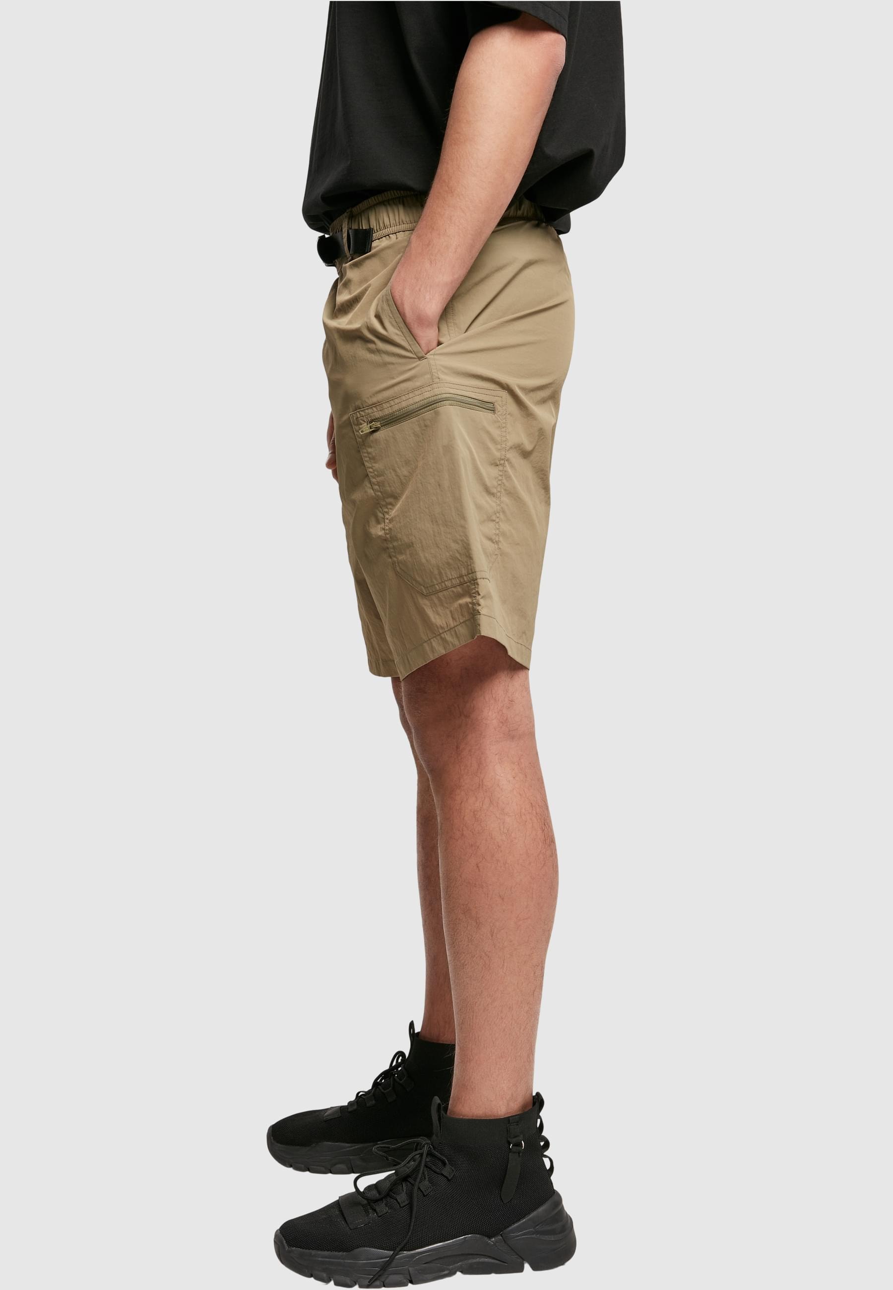 URBAN CLASSICS Cargohose »Urban Classics Herren Adjustable Nylon Shorts«, (1 tlg.)