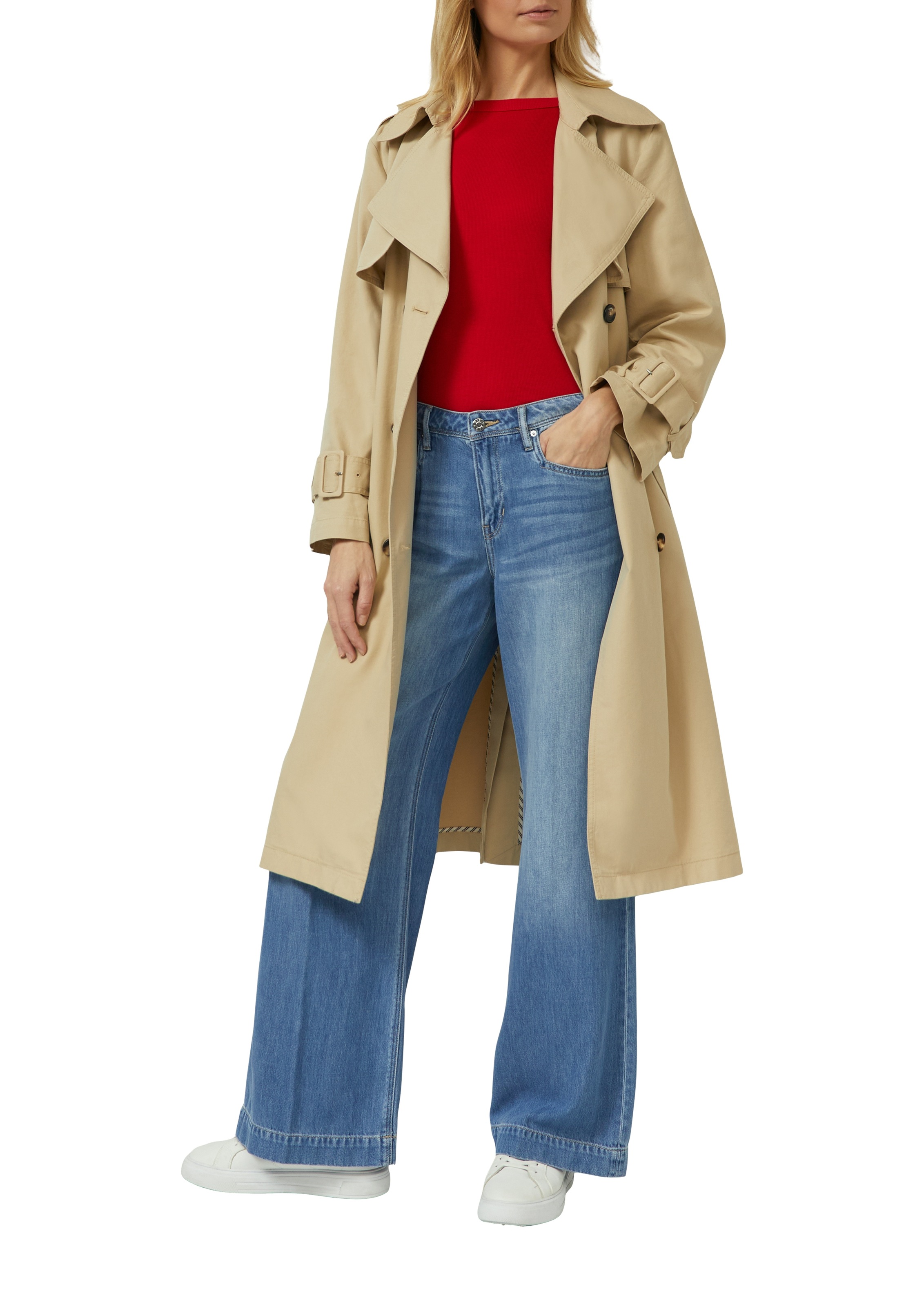 s.Oliver Langarmshirt gerippt, mit U-Boot-Ausschnitt günstig online kaufen