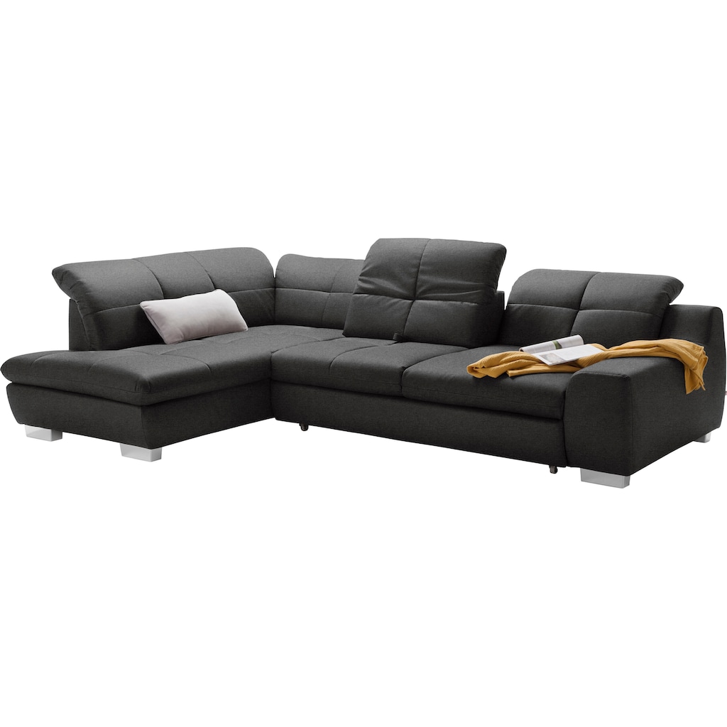 set one by Musterring Ecksofa »SO 1200«, wahlweise mit Bettfunktion