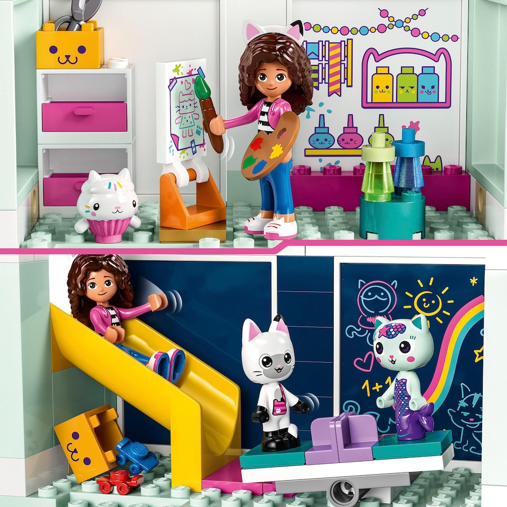 LEGO® Konstruktionsspielsteine »Gabbys Puppenhaus (10788), LEGO® Gabby's Dollhouse«, (498 St.), Made in Europe