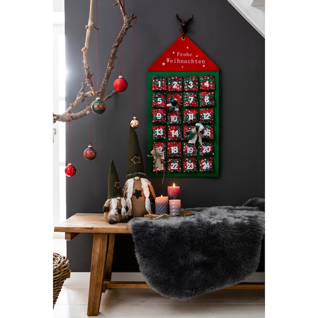 my home befüllbarer Adventskalender »Haus, Weihnachtsdeko«, ab 6 Jahren