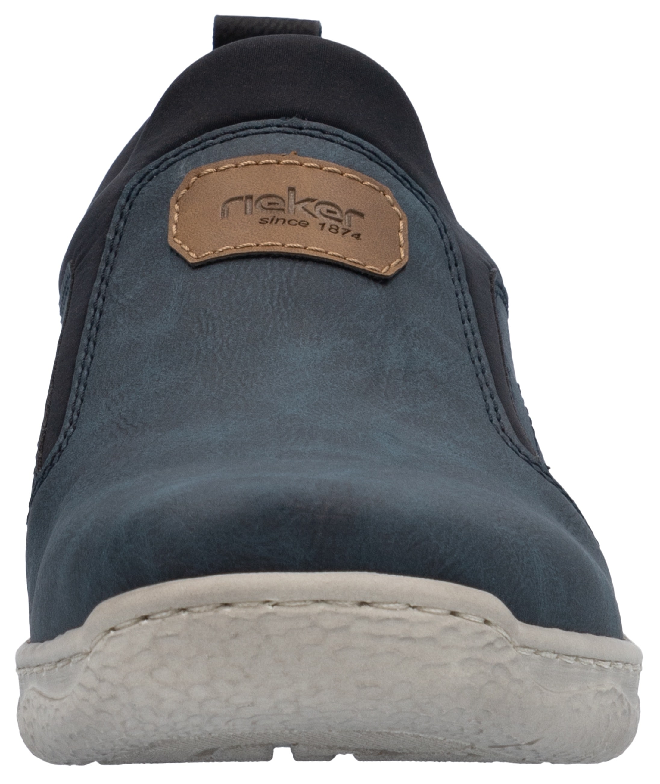 Rieker Slip-On Sneaker, Freizeitschuh, Halbschuh, Sneaker mit Gummizug, zum Schlupfen