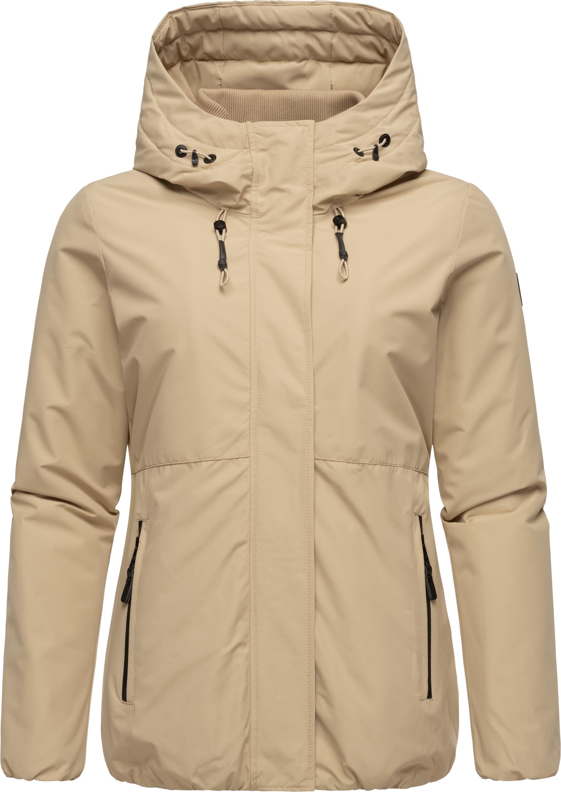 Ragwear Winterjacke "Sunniva", mit Kapuze, modische Damen Jacke für den Winter mit Teddyfell-Innenfutter