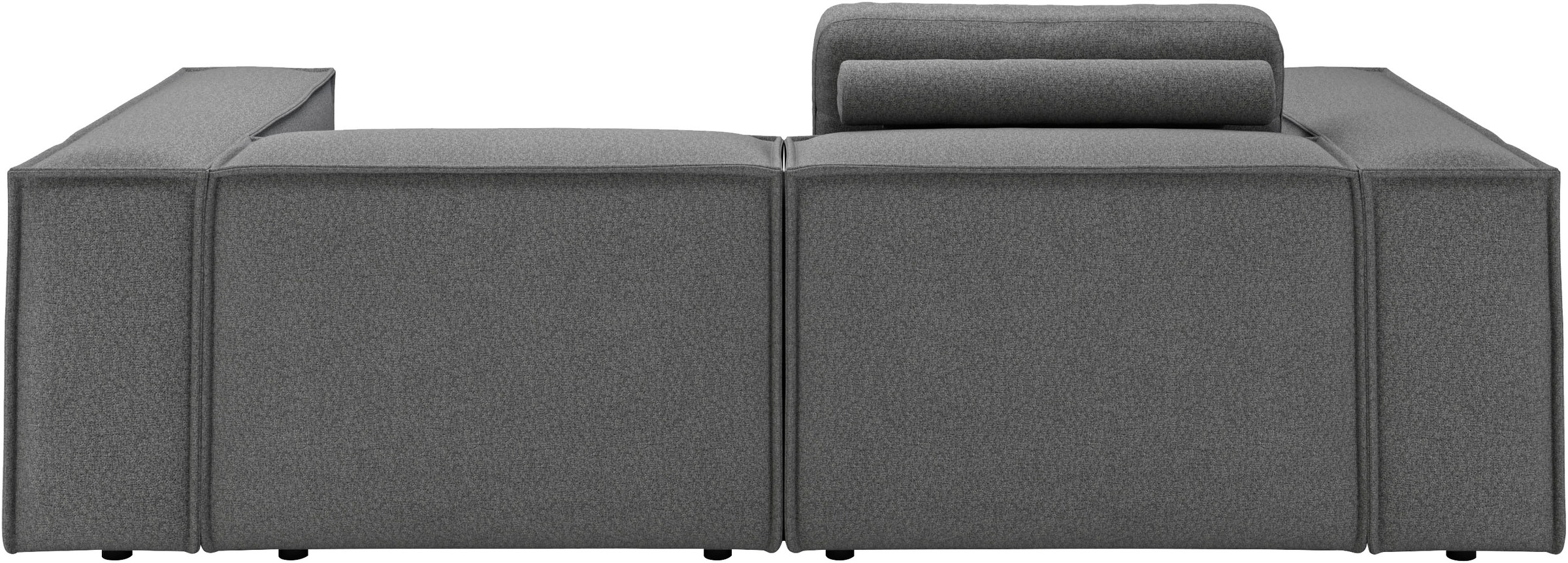 Places of Style Ecksofa »Watertown, kompakte L-Form, 246 cm breite für kleinere Räume«, modernes Ecksofa mit Feincordbezug, platzsparend & bequem
