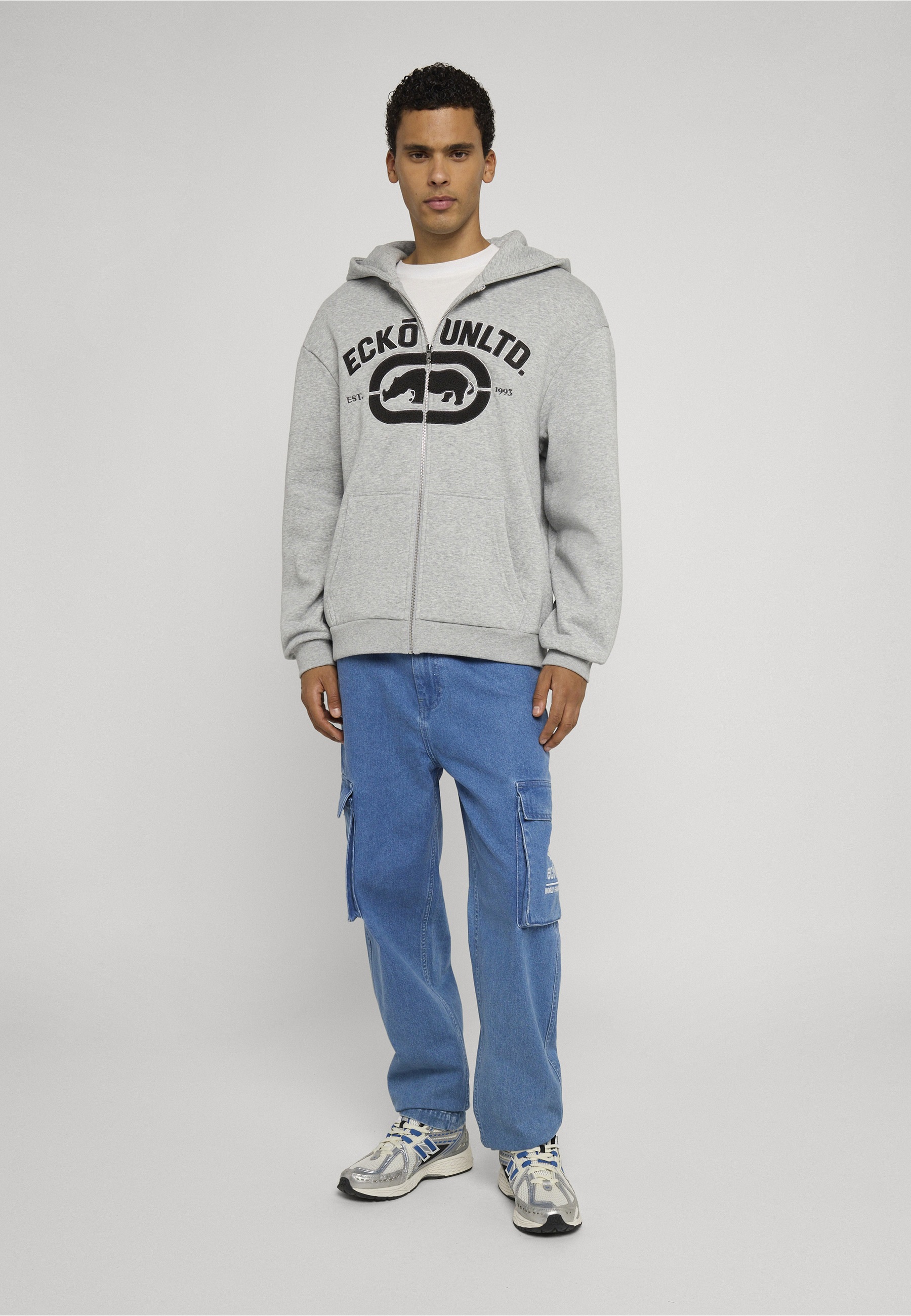 Ecko Unltd. Neopren-Hoodie »Ecko Unltd. Vintage Logo Zip-Hoodie« 1