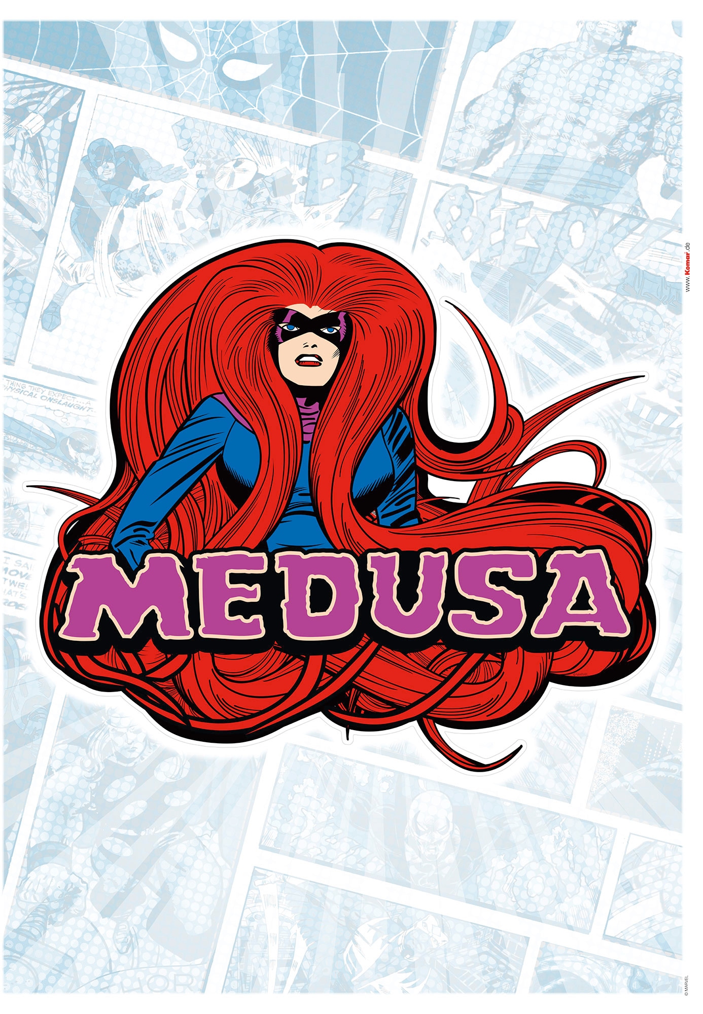 Komar Wandtattoo »Medusa Comic x bestellen (1 | 50 Classic«, BAUR St.), 70 cm