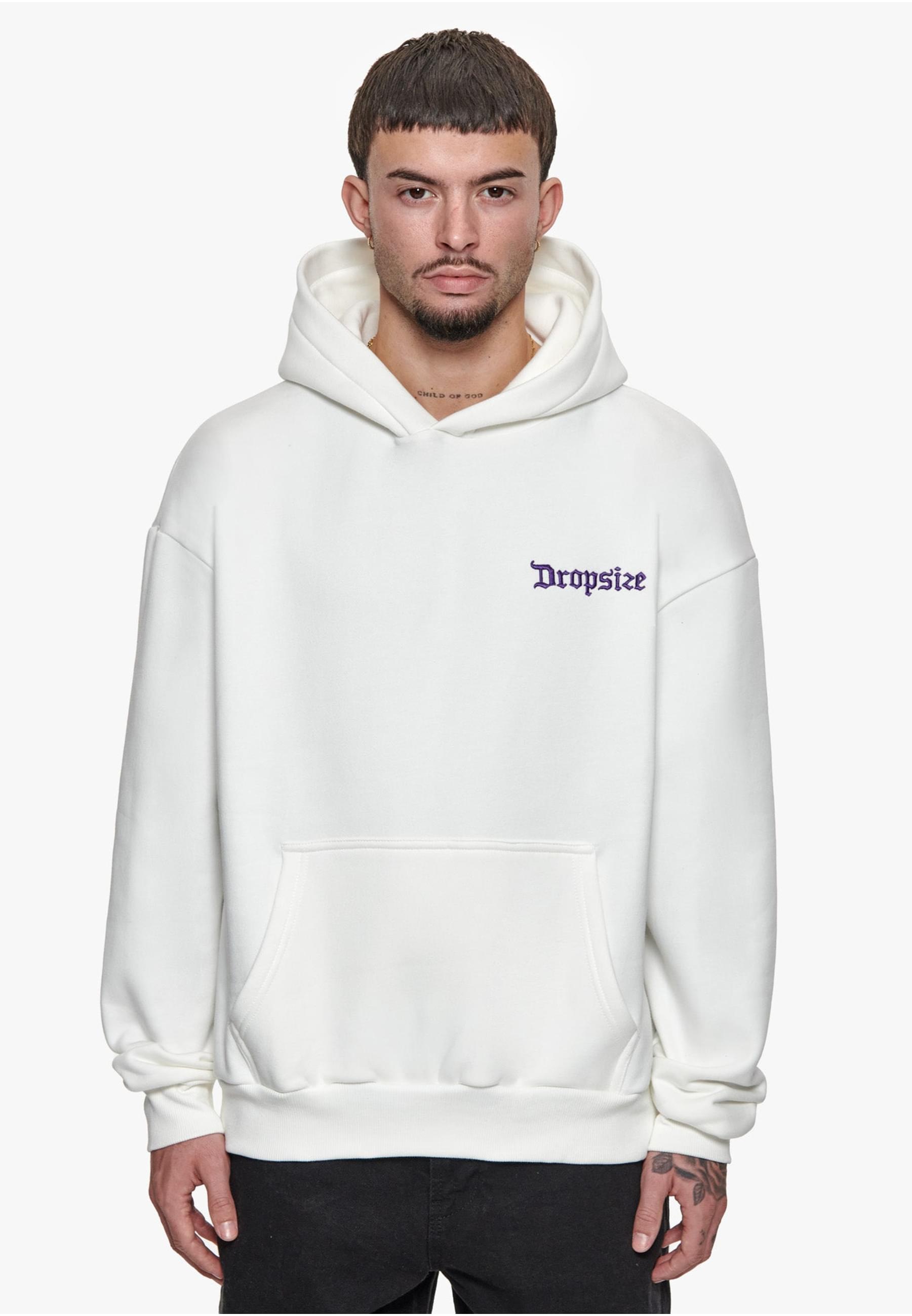 Thumbnail - Dropsize Kapuzensweatshirt "Dropsize Herren Dropsize Heavy Oversize Never Give Up Hoodie", 1 Stk.