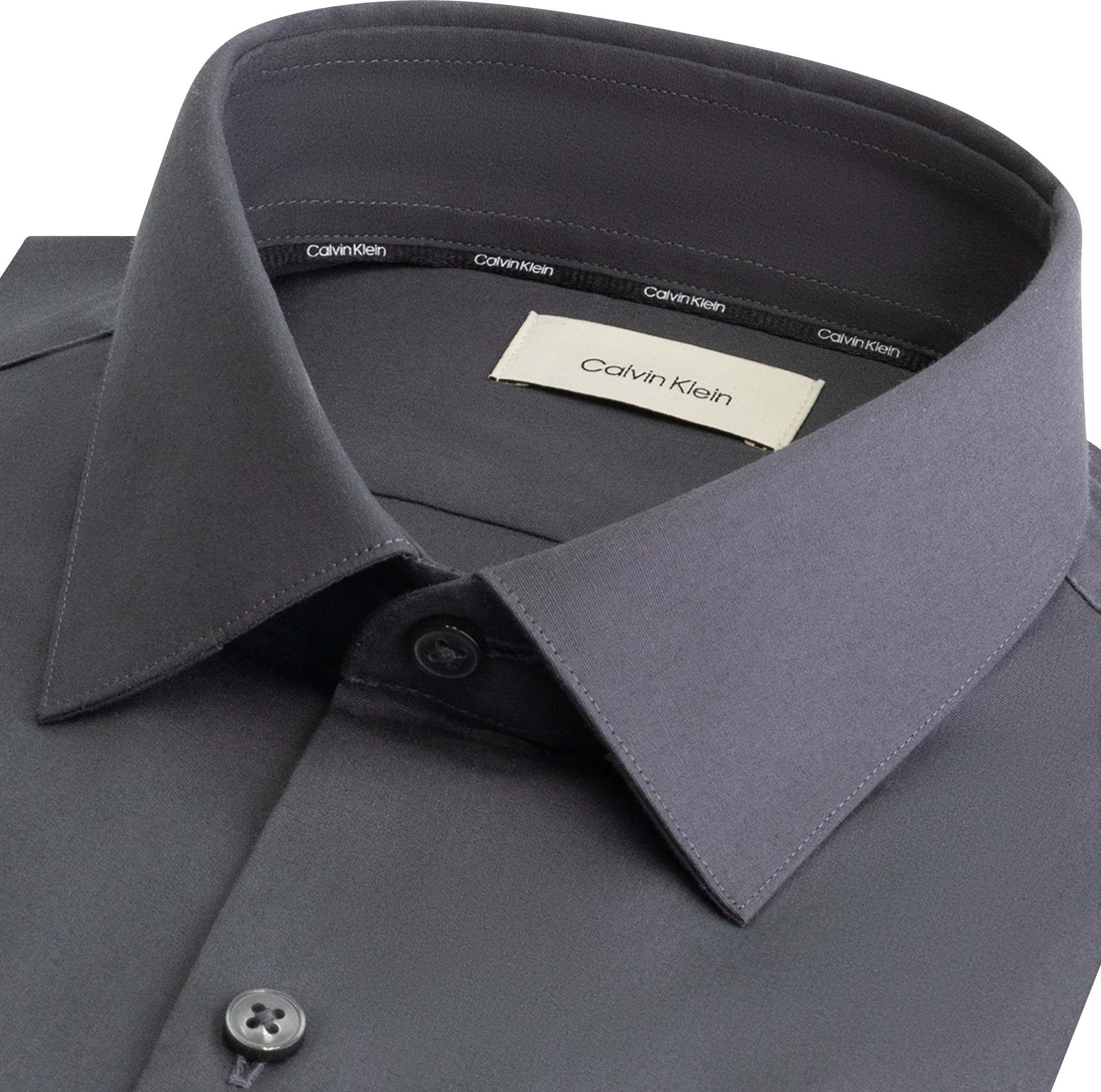 Calvin Klein Businesshemd "SLIM ESSENTIALS POPLIN STR SLD" Hemdkragen, slim günstig online kaufen