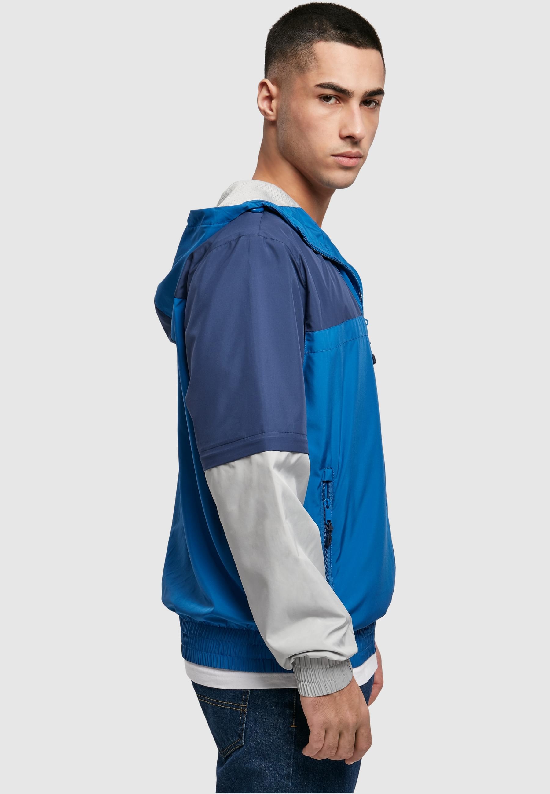 URBAN CLASSICS Allwetterjacke »Urban Classics Herren Zip Away Track Jacket«, (1 St.), mit Kapuze