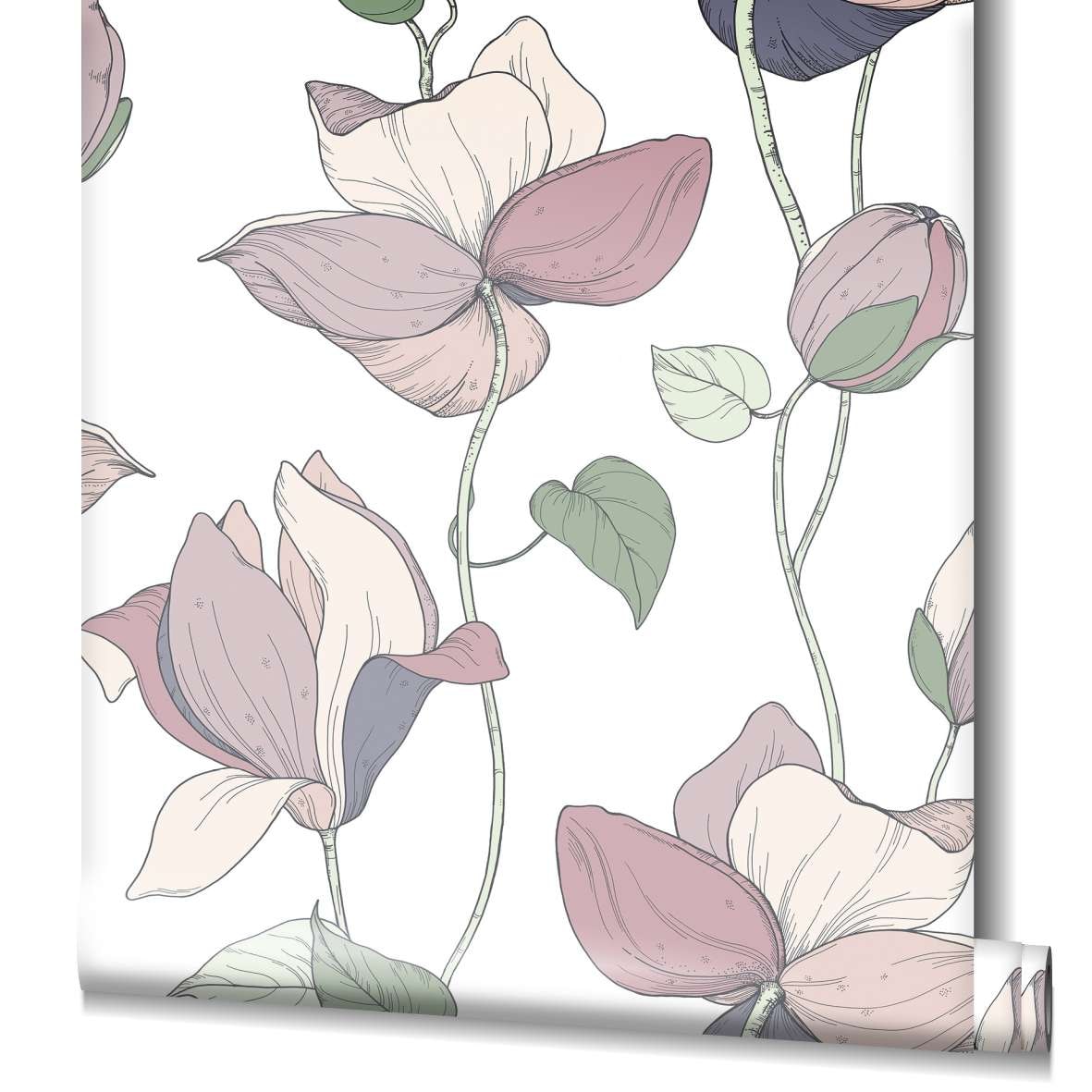 Marburg Vliestapete »Tapete Abstract Blossom«, floral, moderne Vliestapete für Wohnzimmer Schlafzimmer Küche