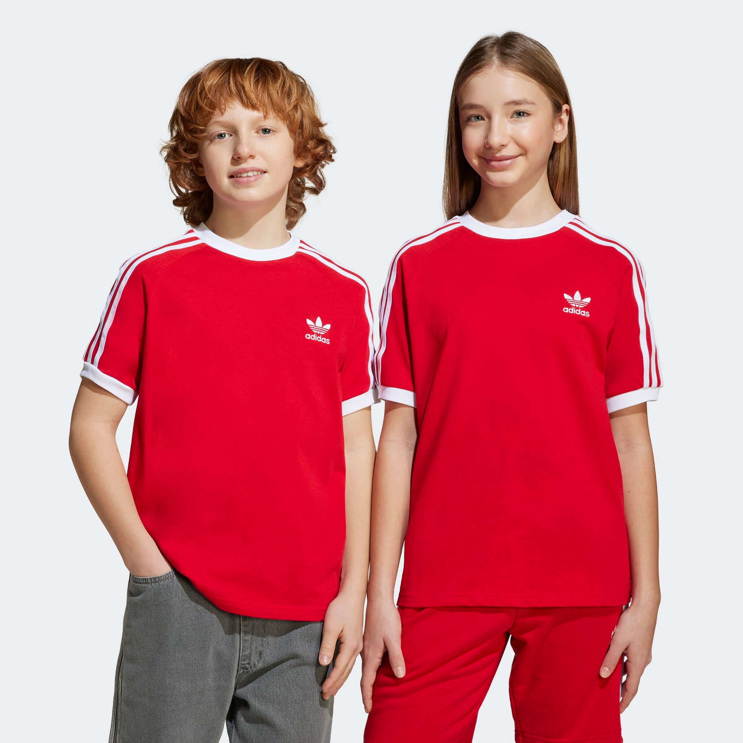 adidas Originals T-Shirt "3 STRIPE TEE" sportlicher Stil, mit kurzen Ärmeln, für Kinder, aus Baumwolle