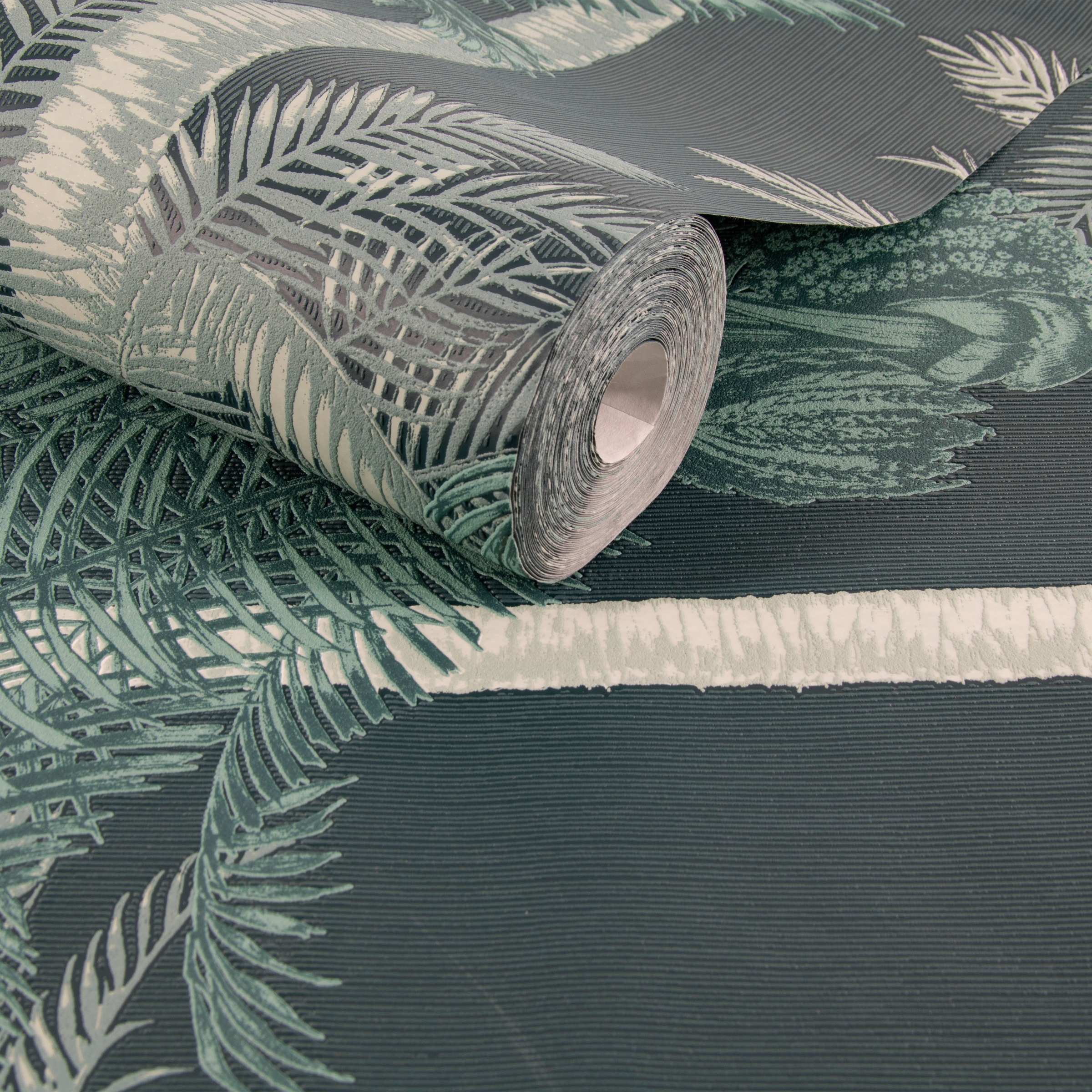 WOW Vliestapete »Exotische Palme«, botanisch, Grün - 1005x52 cm