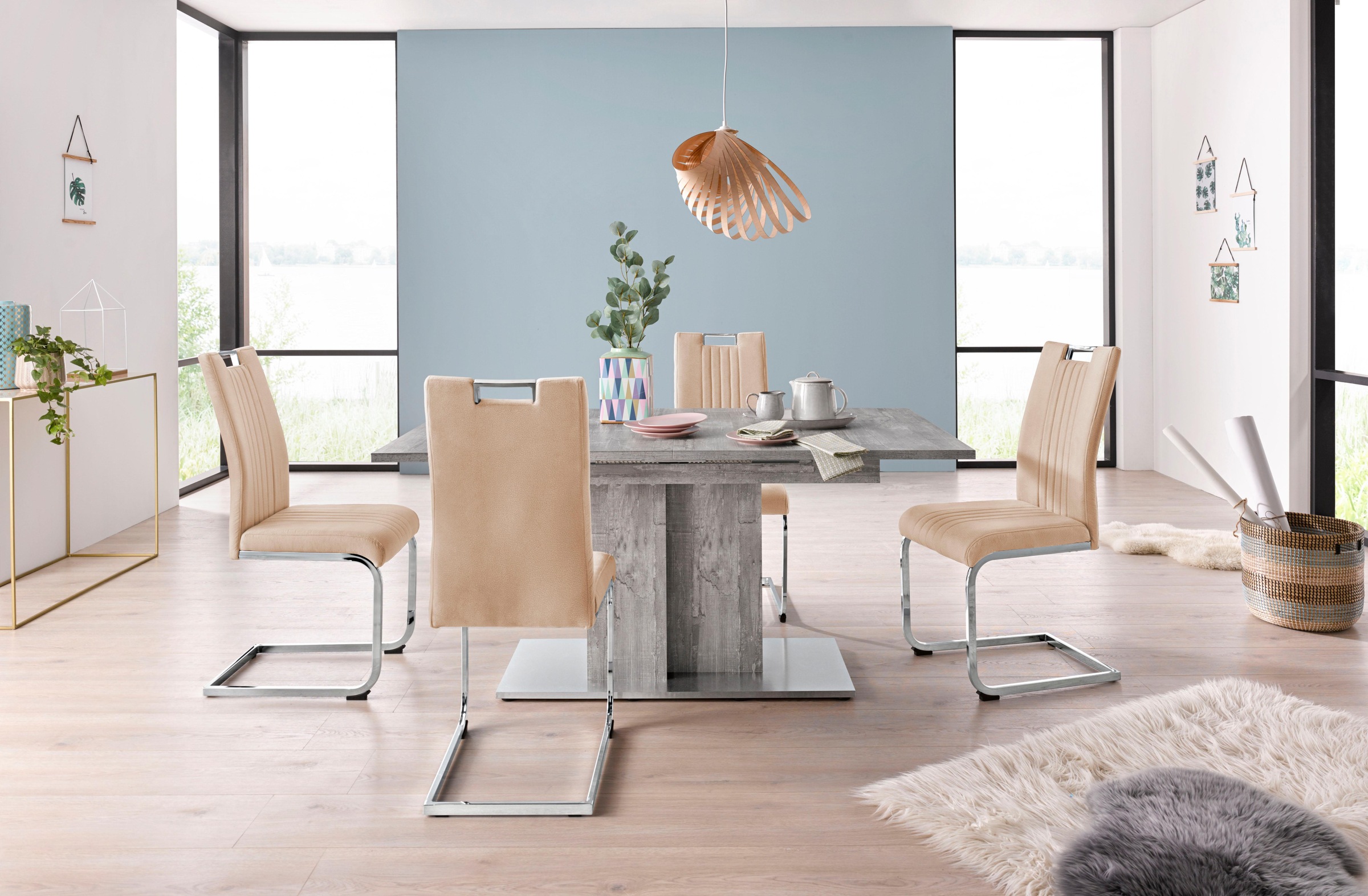 Home affaire Freischwinger, (Set), 2 St., Microfaser