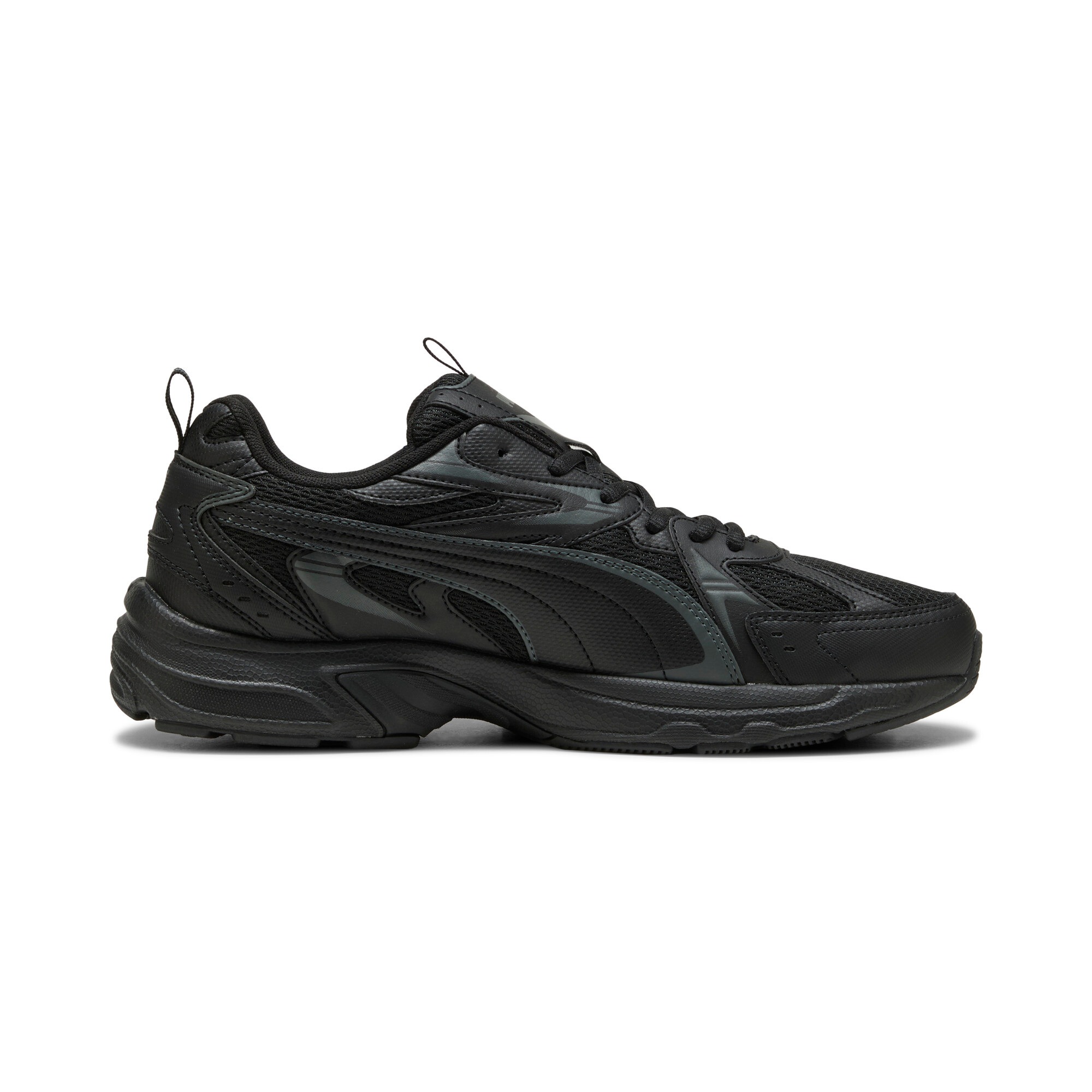 Sneaker PUMA "MILENIO TECH_", Damen, Gr. 40, schwarz (puma schwarz, shadow gray), Textil, Schuhe Sneaker, für Sportmode und Streetwear, mit Schnürverschluss 5