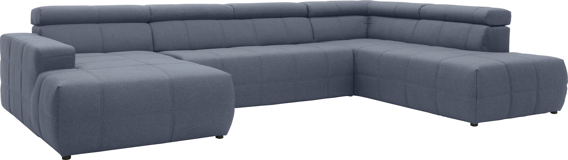 DOMO collection Wohnlandschaft Brandon viele Bezugsarten, incl. Nierenkissen, mit Kopfteilverstellung, wahlweise Sitztiefenverstellung