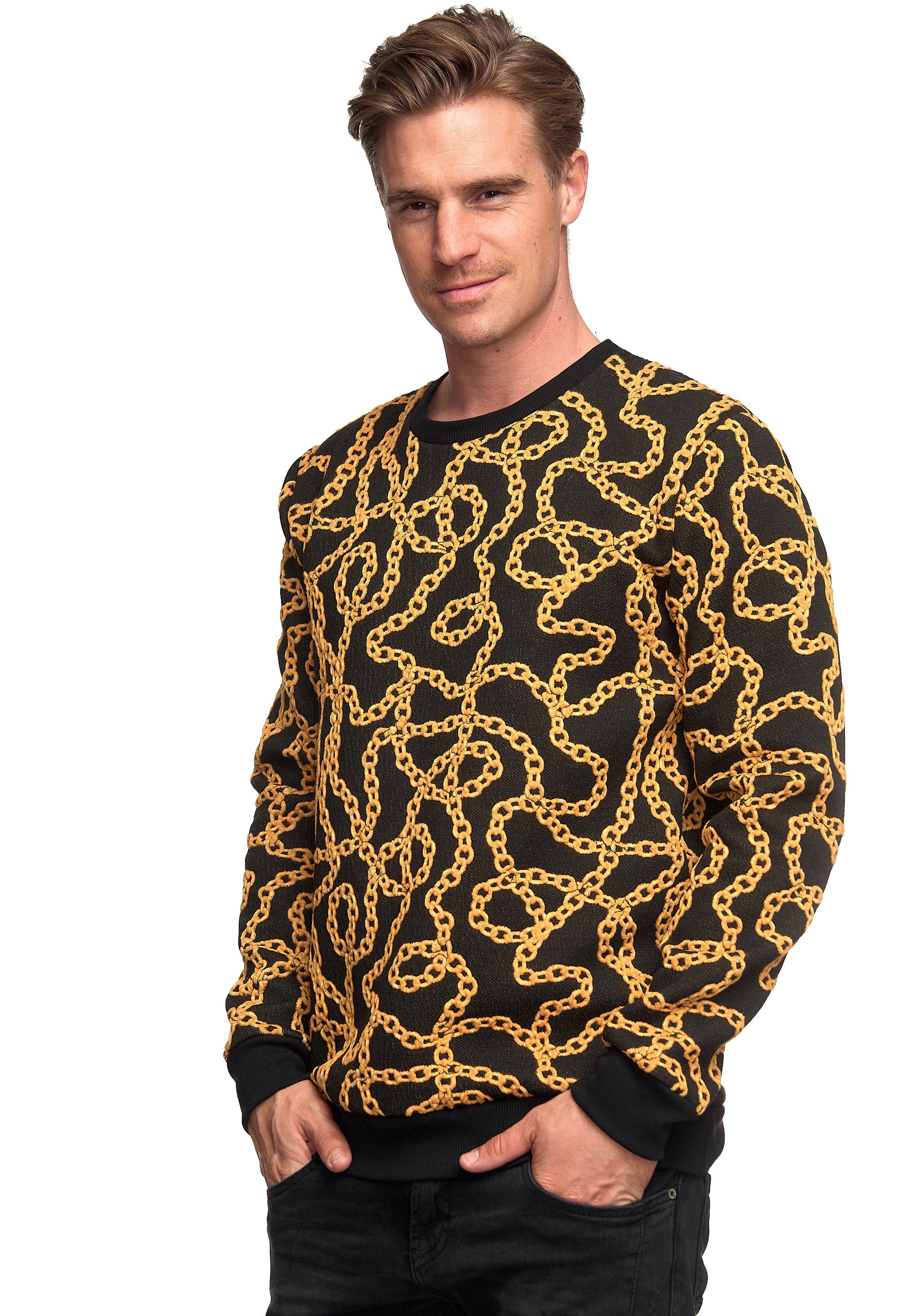Rusty Neal Strickpullover mit ausgefallenem Muster günstig online kaufen