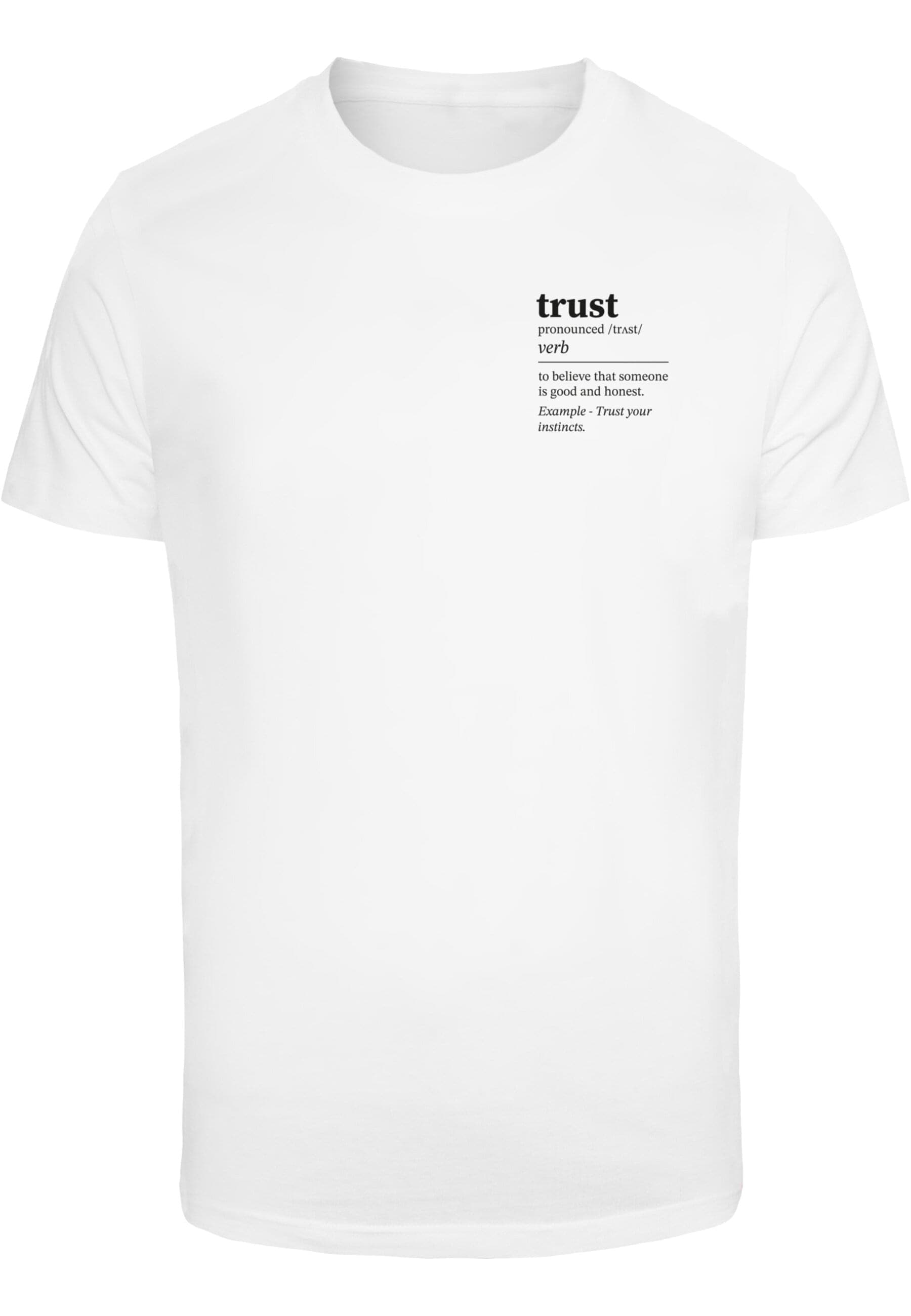 MisterTee T-Shirt "MisterTee Herren Trust Definition Tee", (1 tlg.) günstig online kaufen
