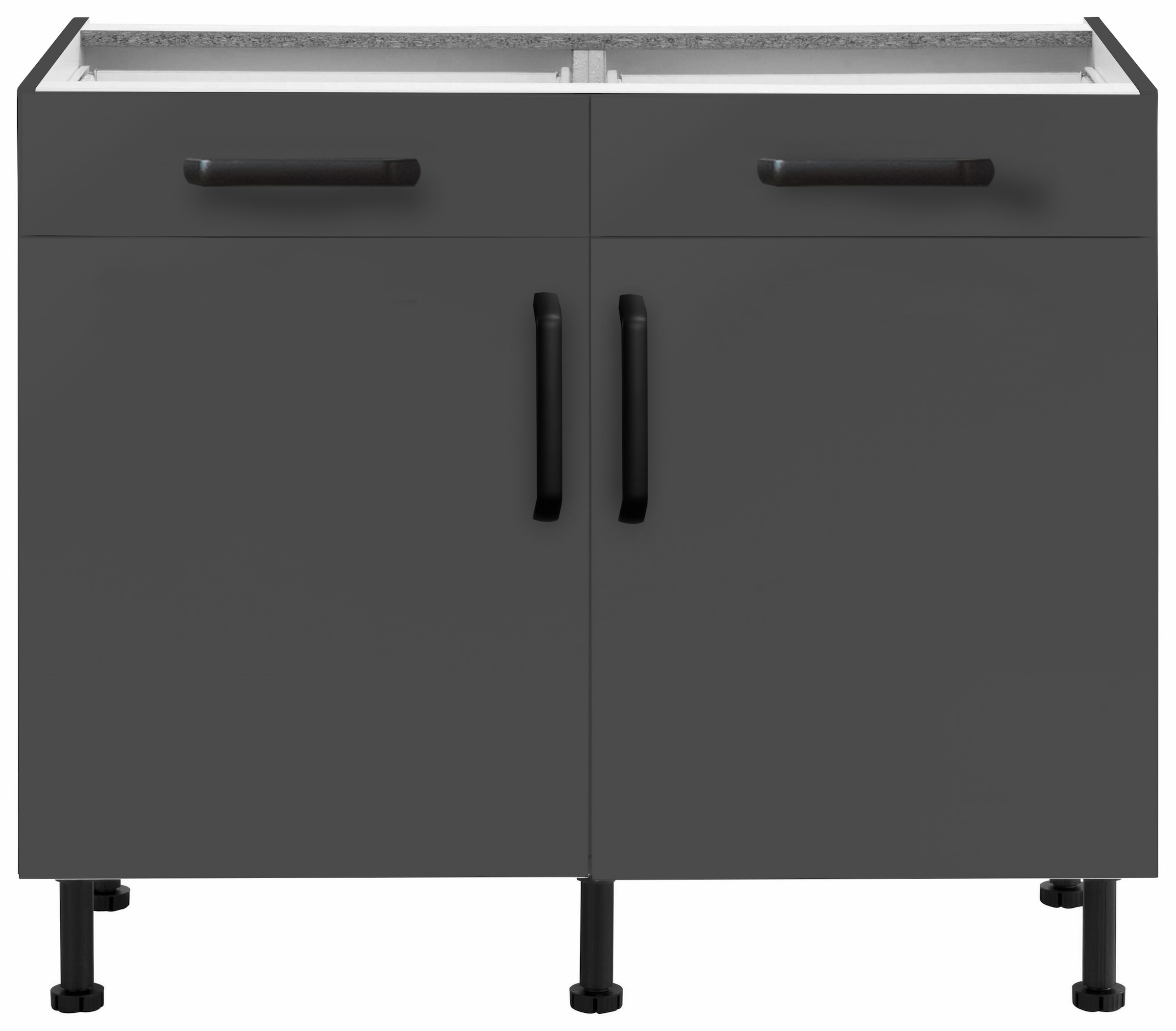 wiho Küchen Unterschrank »Simi«, Soft-Close-Funktion in Schubkästen und Auszügen, verstellbare Füße