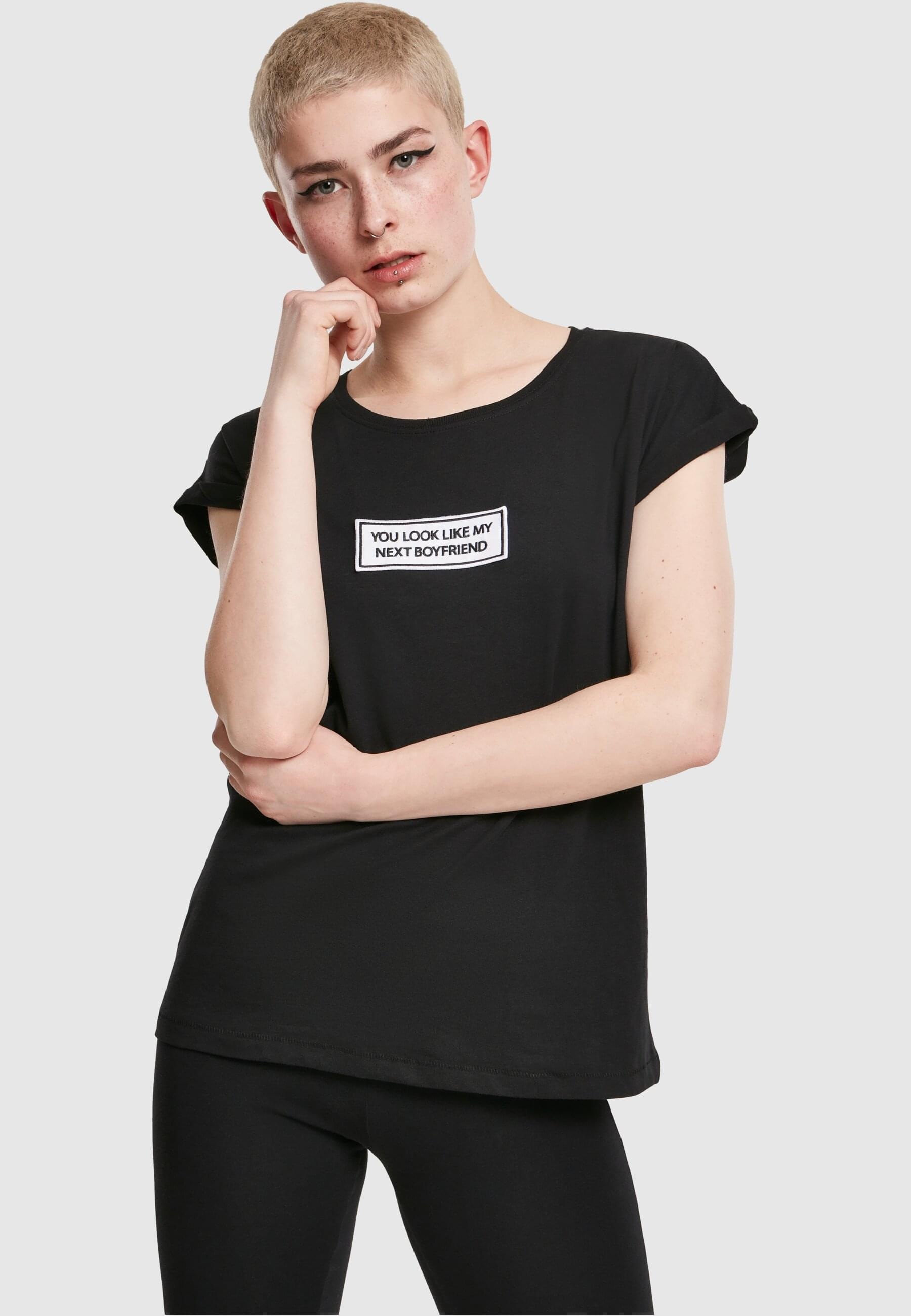 MisterTee Kurzarmshirt »MisterTee Damen Ladies Next Boyfriend Tee«, (1 tlg.)